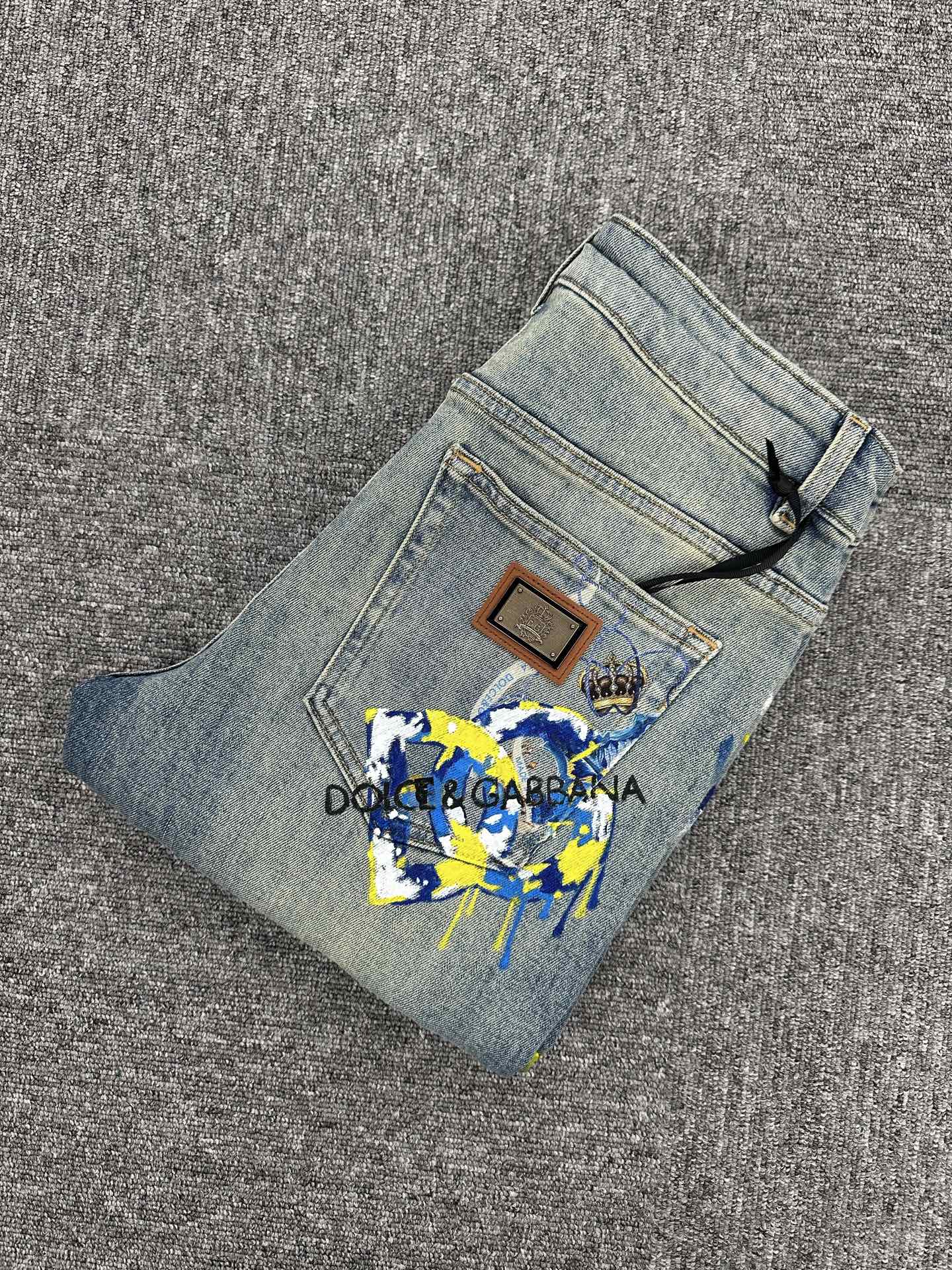 Cheap DG Jeans for Men in 227640, $140 USD- [IB227640] - Replica DG Jeans for Men