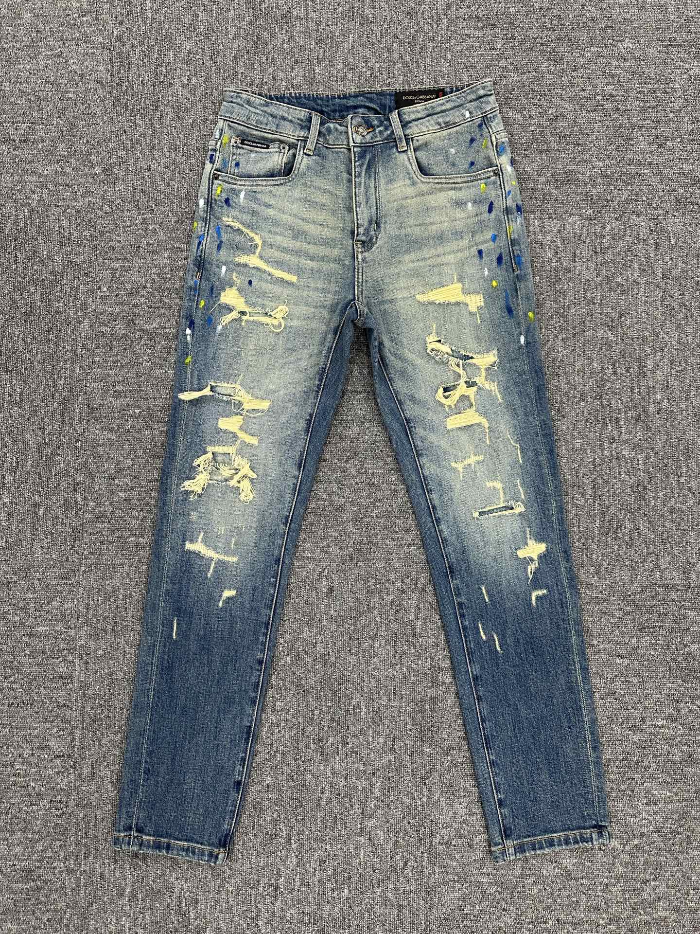 Cheap DG Jeans for Men in 227640, $140 USD- [IB227640] - Replica DG Jeans for Men