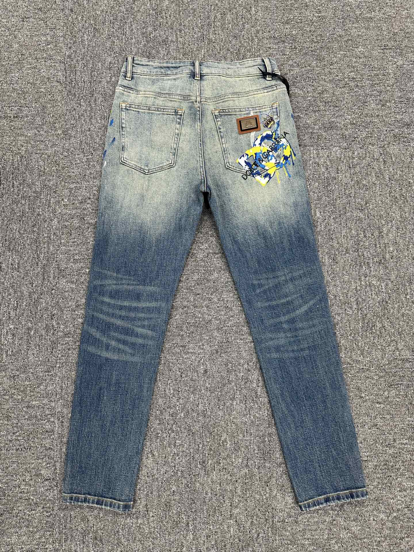 Cheap DG Jeans for Men in 227640, $140 USD- [IB227640] - Replica DG Jeans for Men