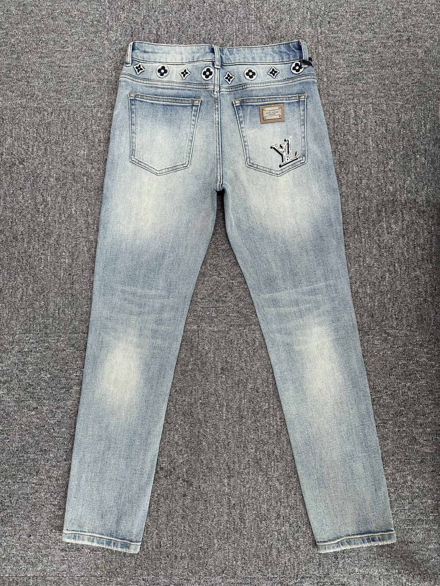 Cheap Louis Vuitton Jeans for Men in 227641, $140 USD- [IB227641] - Replica Louis Vuitton Jeans for Men