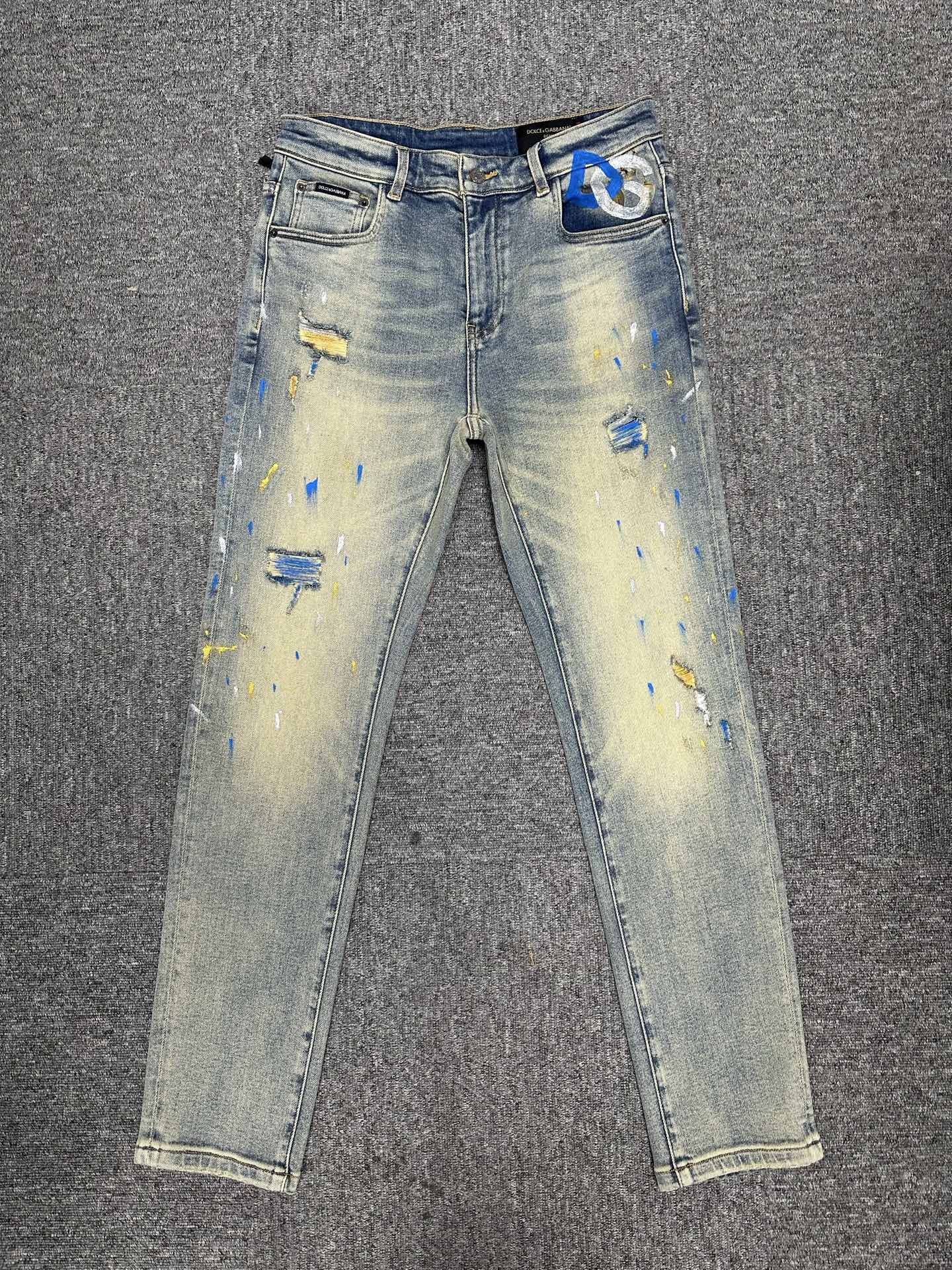 Cheap DG Jeans for Men in 227644, $145 USD- [IB227644] - Replica DG Jeans for Men