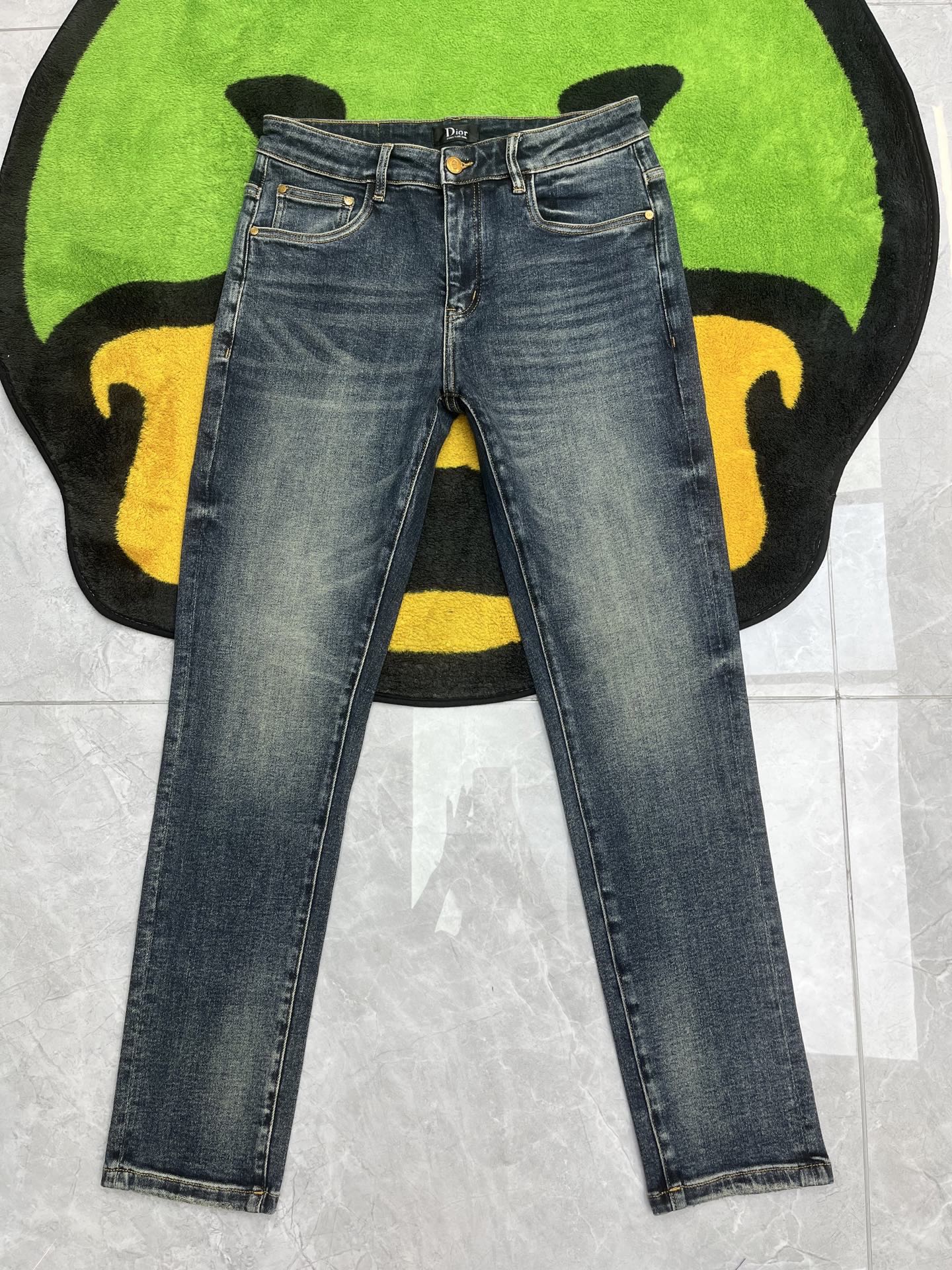 Cheap Dior Jeans for Men in 227646, $130 USD- [IB227646] - Replica Dior Jeans for Men