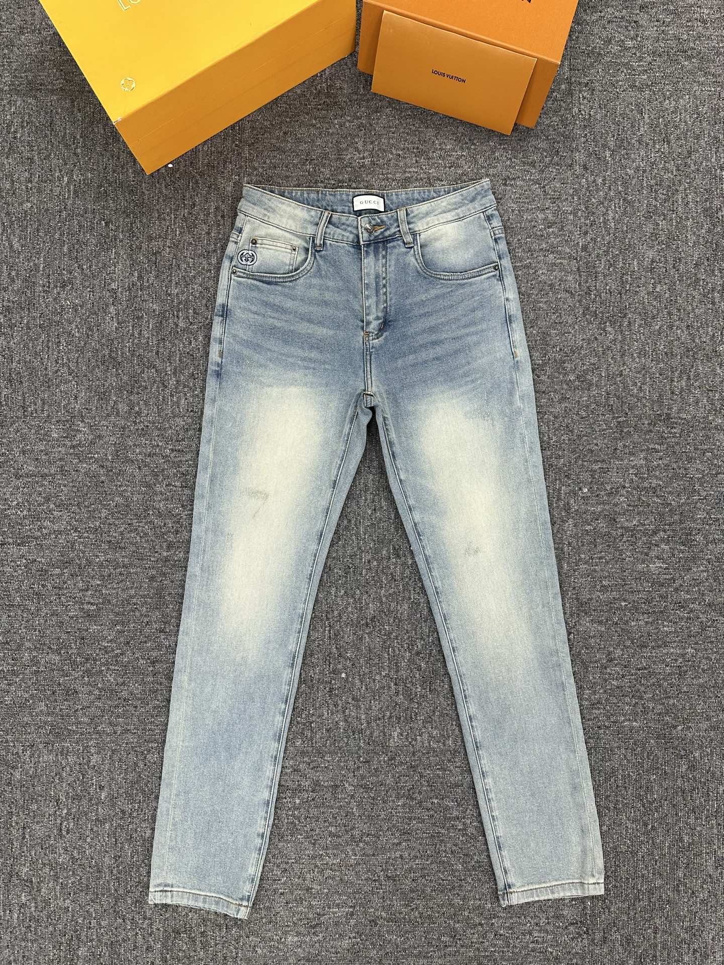 Cheap Gucci Jeans for Men in 227651, $140 USD- [IB227651] - Replica Gucci Jeans for Men