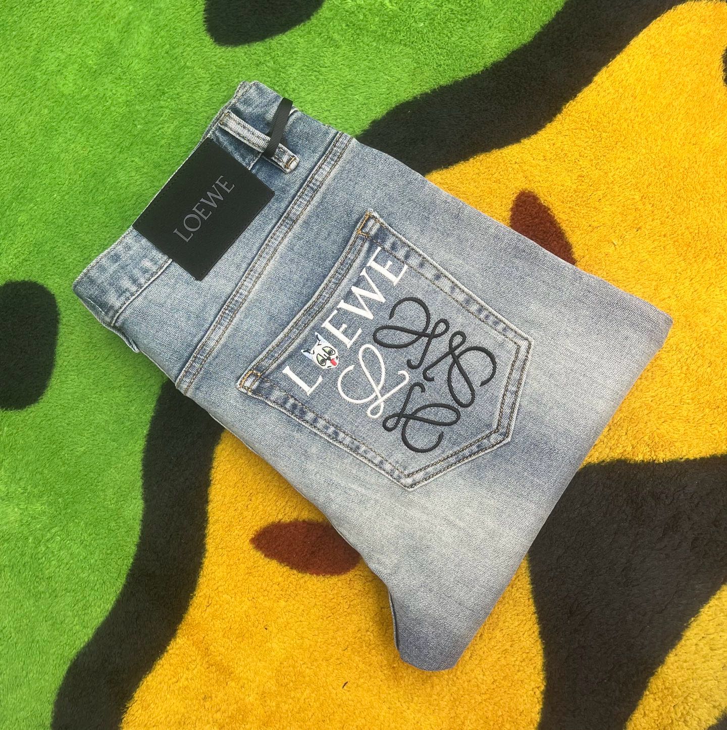 Cheap Loewe Jeans in 227654, $140 USD- [IB227654] - Replica Loewe Jeans