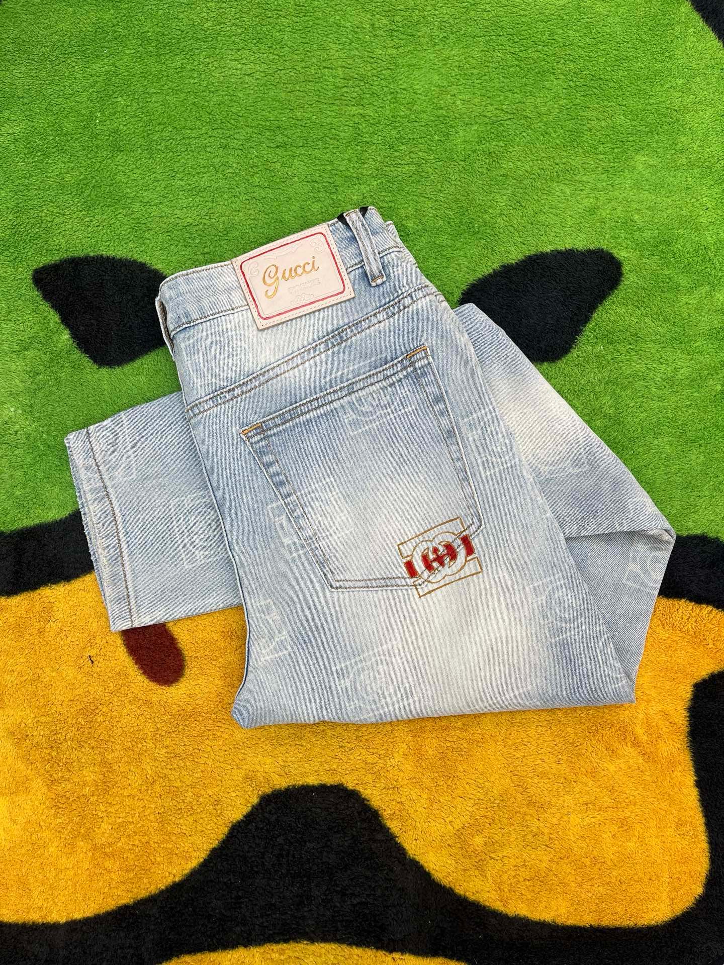 Cheap Gucci Jeans for Men in 227655, $140 USD- [IB227655] - Replica Gucci Jeans for Men