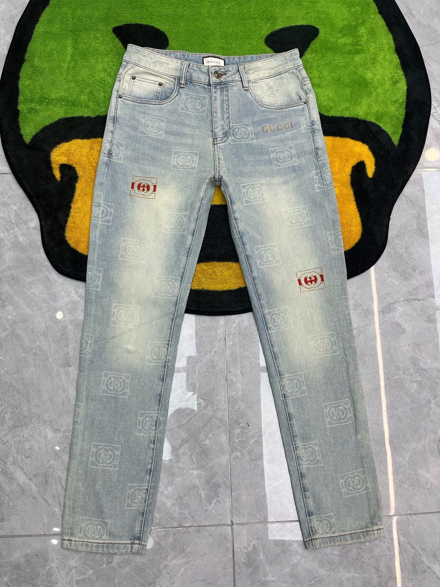 Cheap Gucci Jeans for Men in 227655, $140 USD- [IB227655] - Replica Gucci Jeans for Men