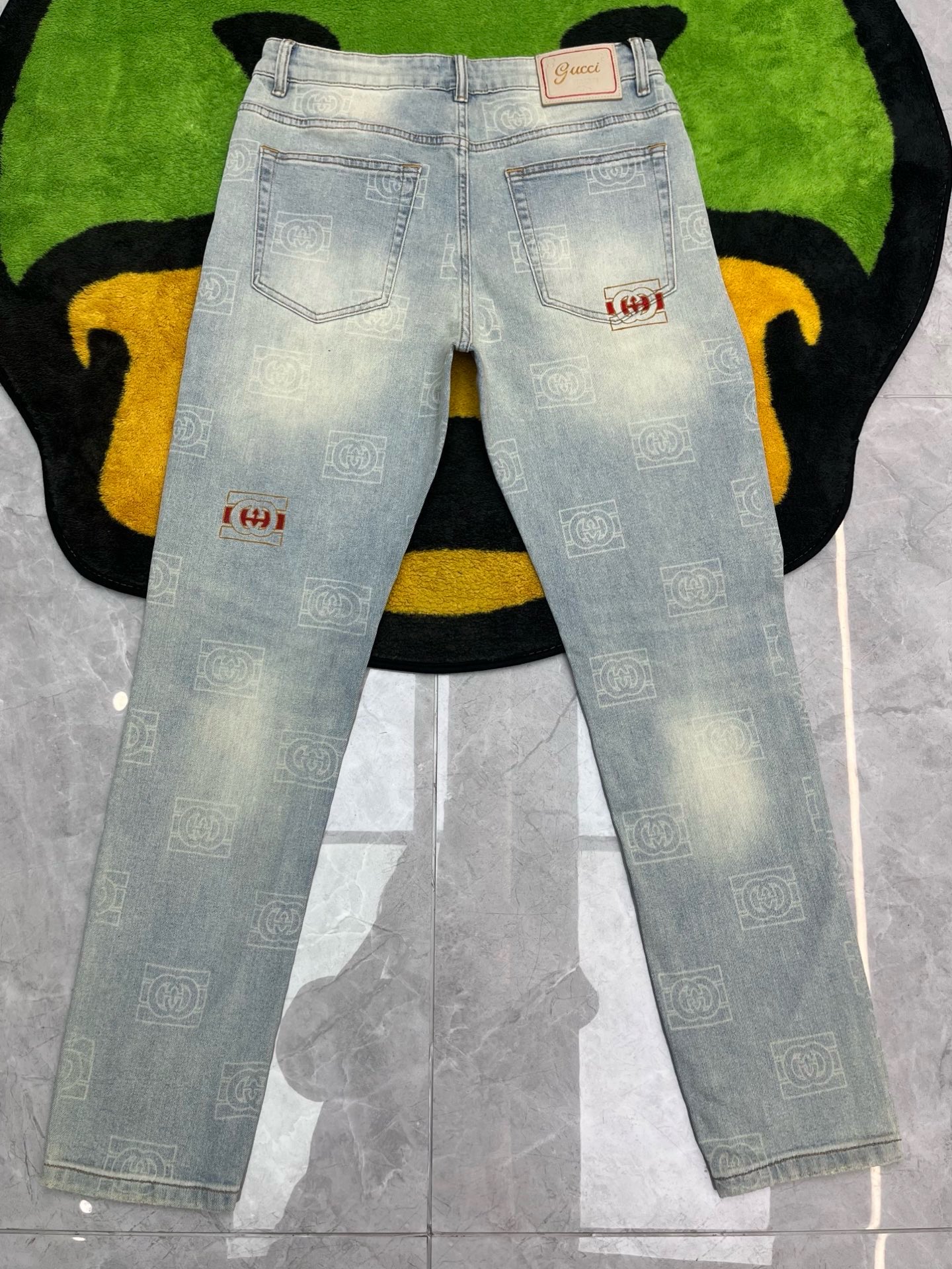 Cheap Gucci Jeans for Men in 227655, $140 USD- [IB227655] - Replica Gucci Jeans for Men