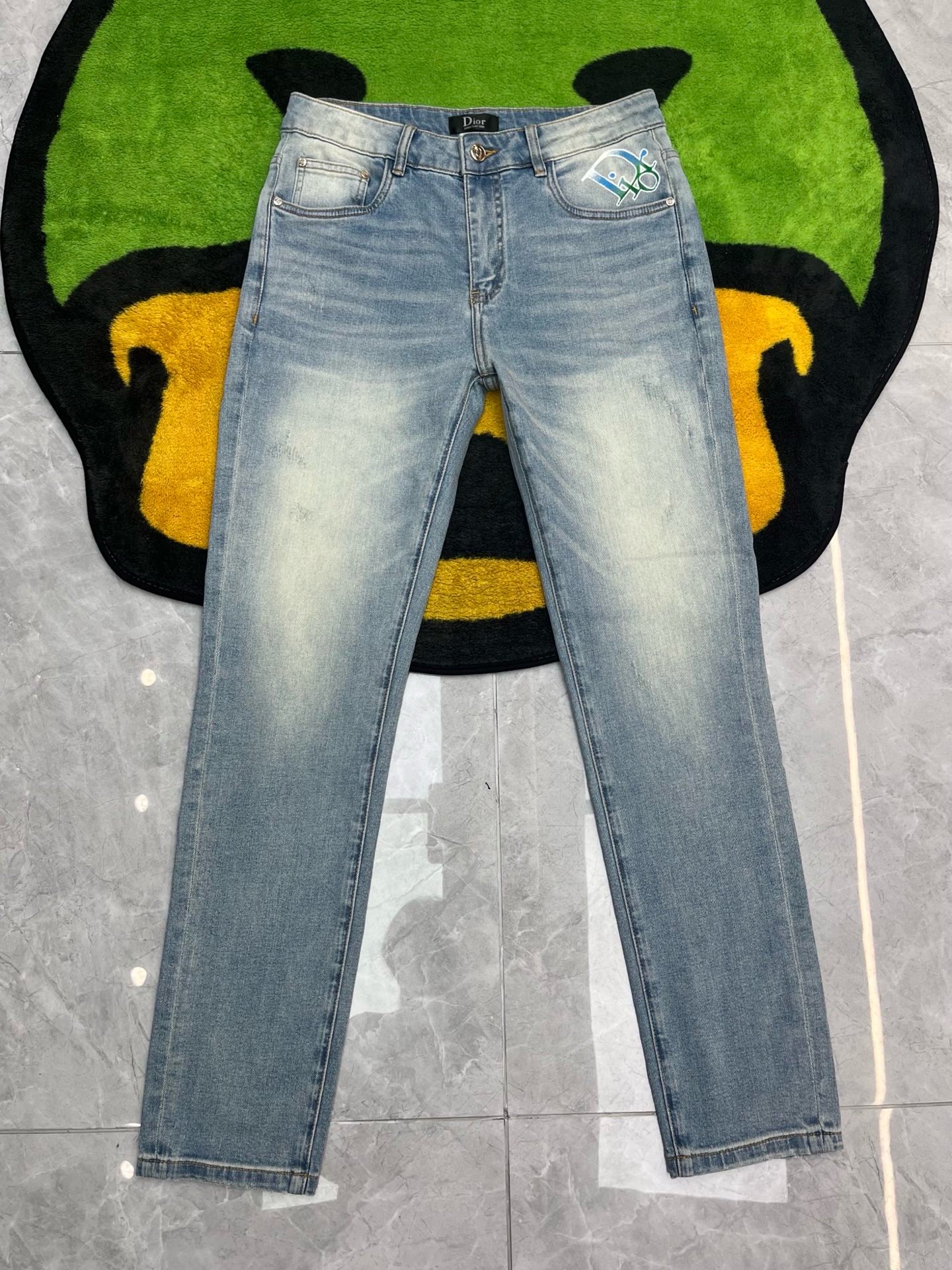 Cheap Dior Jeans for Men in 227656, $125 USD- [IB227656] - Replica Dior Jeans for Men