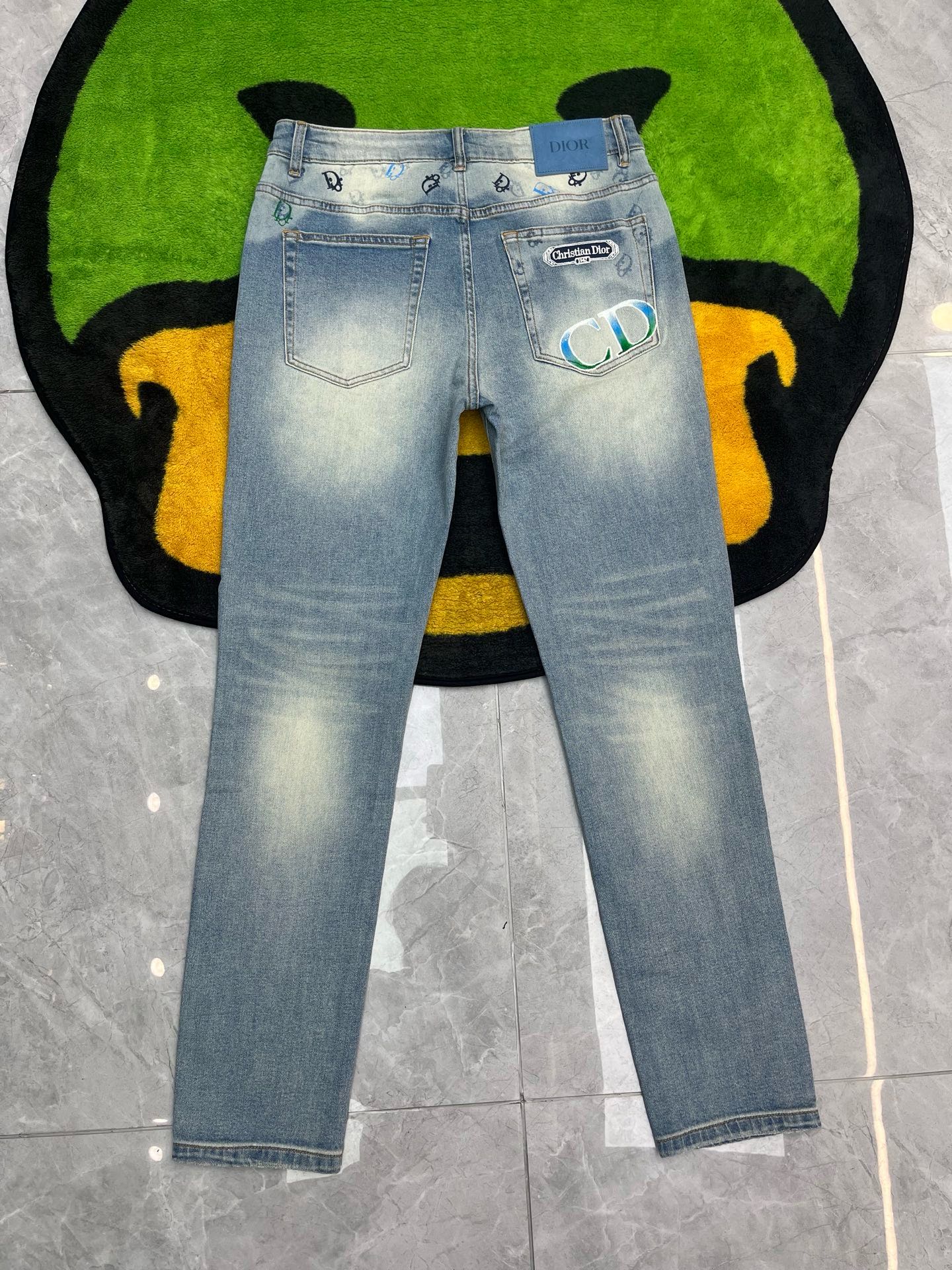 Cheap Dior Jeans for Men in 227656, $125 USD- [IB227656] - Replica Dior Jeans for Men