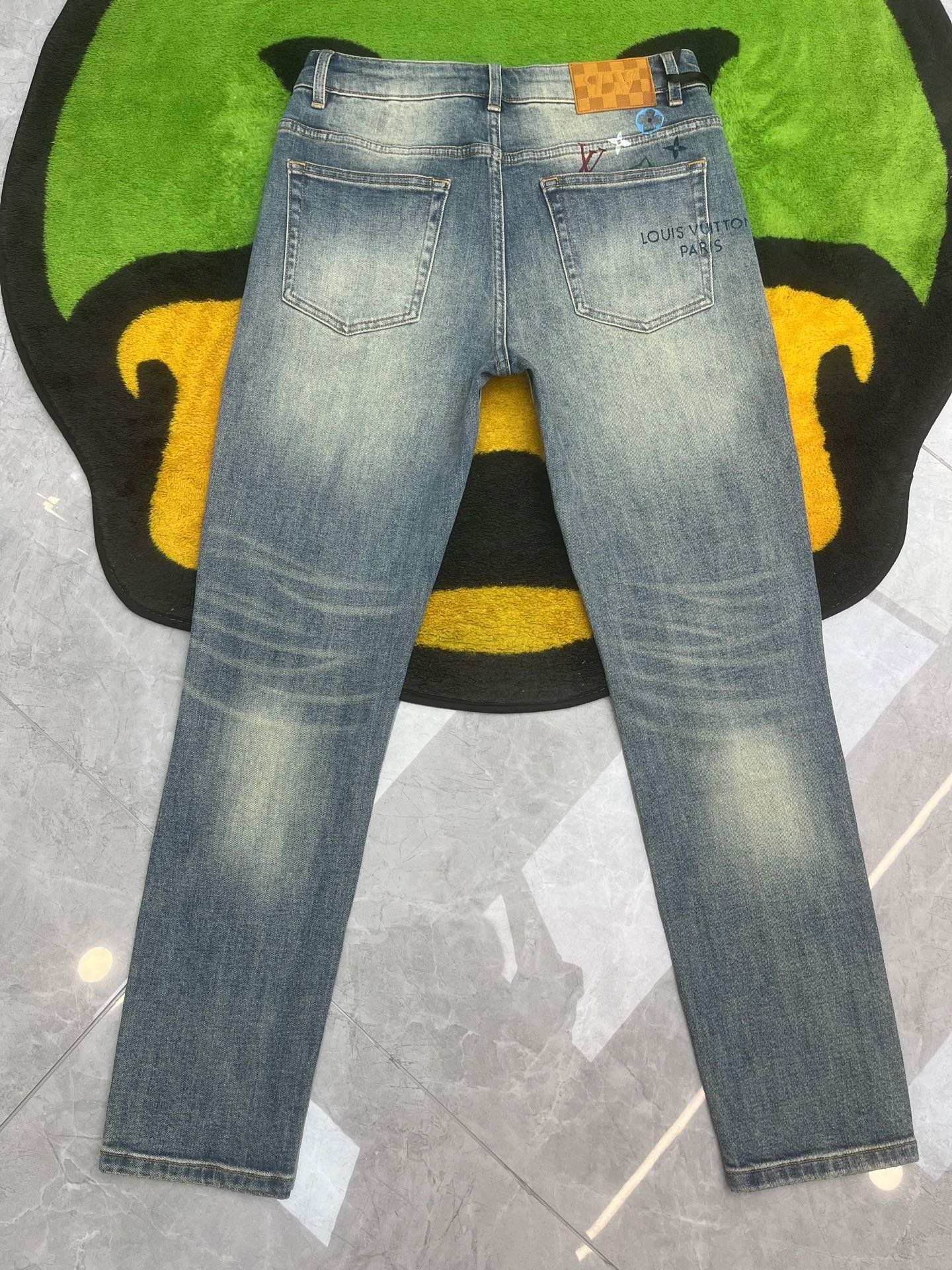 Cheap Louis Vuitton Jeans for Men in 227658, $140 USD- [IB227658] - Replica Louis Vuitton Jeans for Men