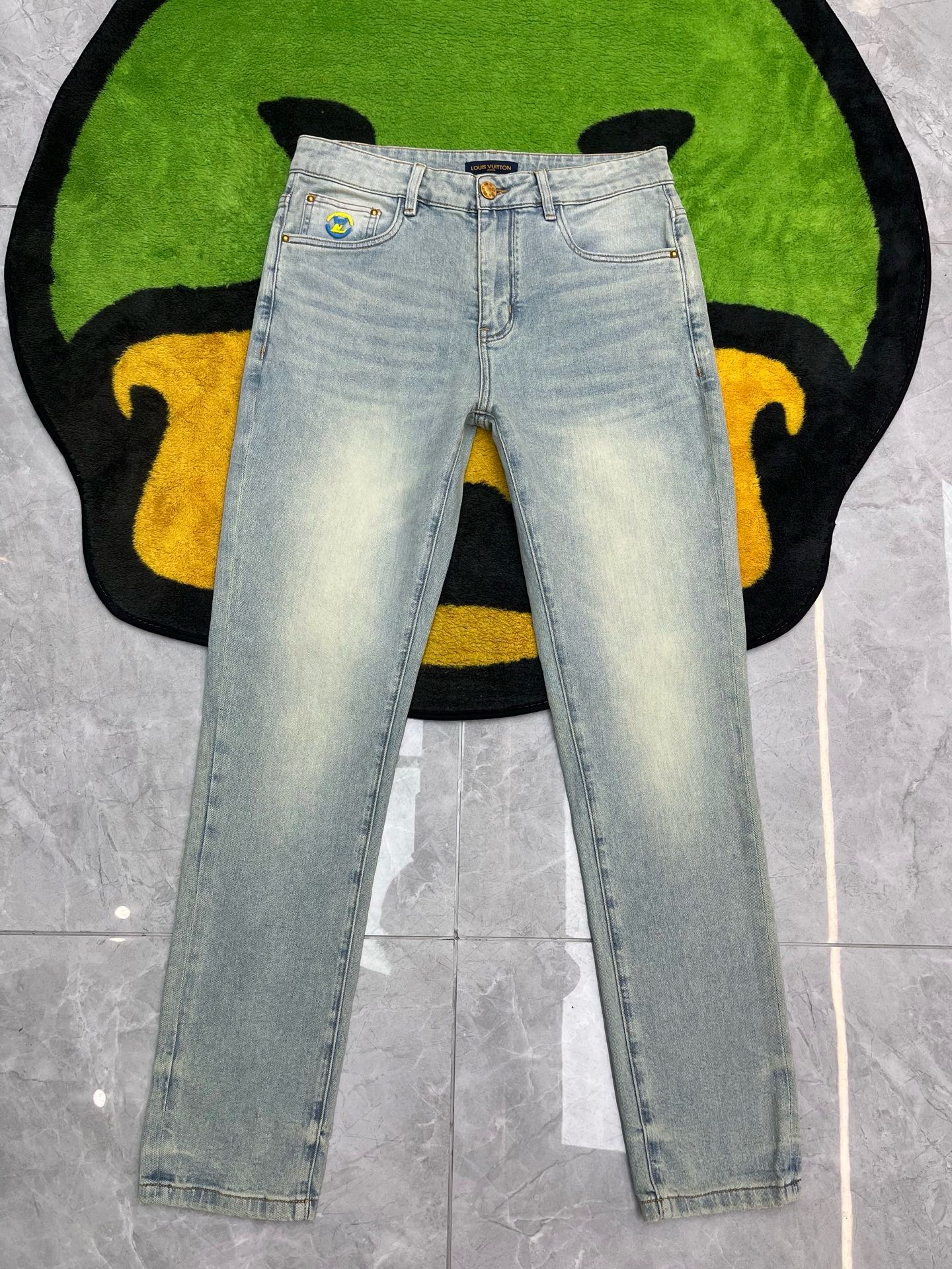 Cheap Louis Vuitton Jeans for Men in 227660, $140 USD- [IB227660] - Replica Louis Vuitton Jeans for Men
