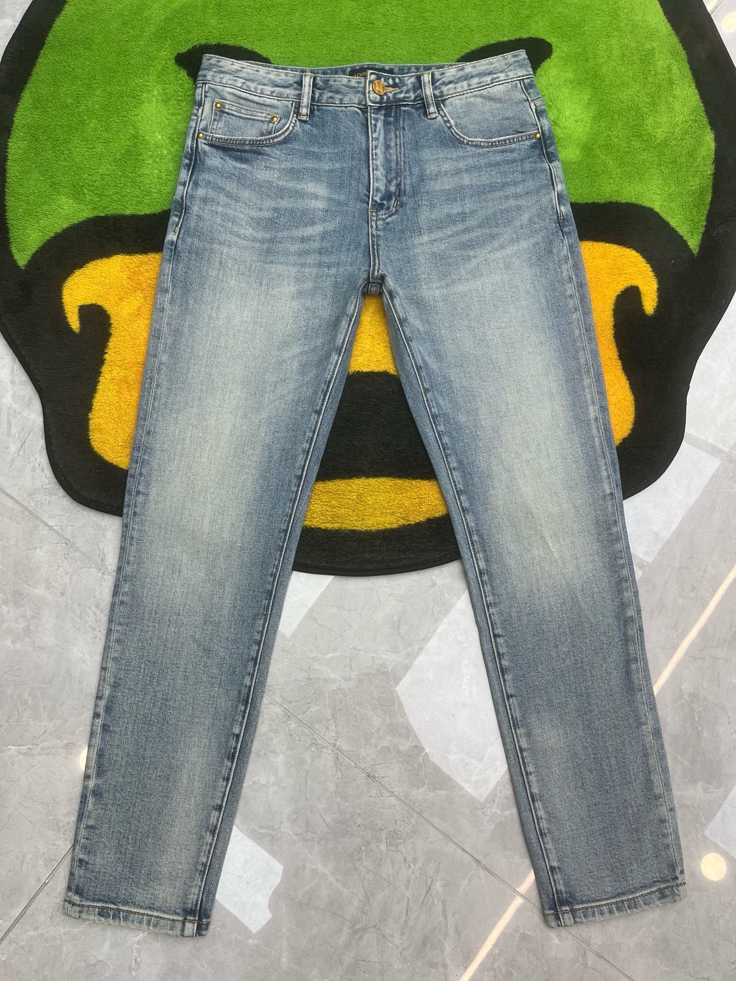 Cheap Louis Vuitton Jeans for Men in 227661, $140 USD- [IB227661] - Replica Louis Vuitton Jeans for Men