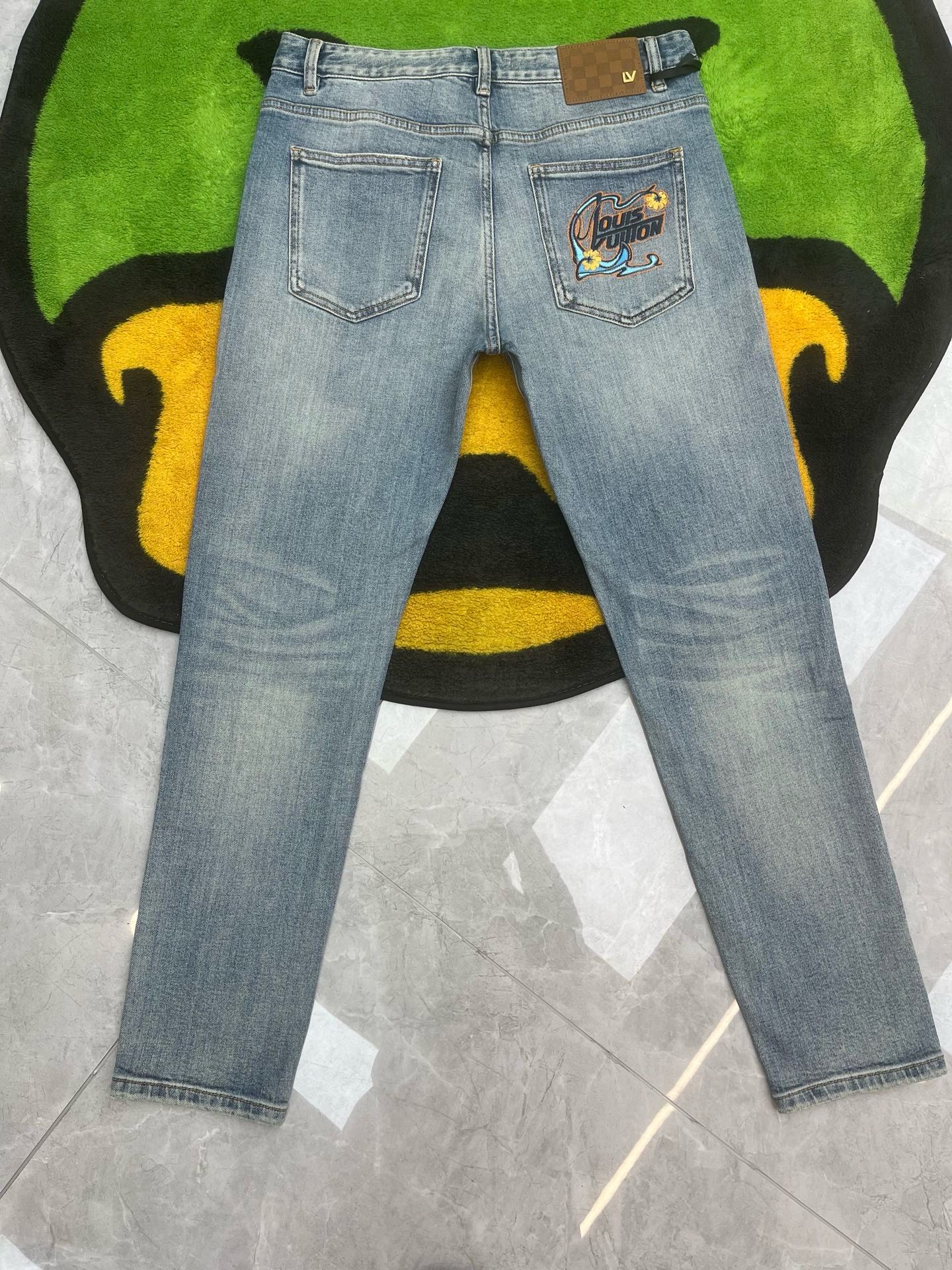 Cheap Louis Vuitton Jeans for Men in 227661, $140 USD- [IB227661] - Replica Louis Vuitton Jeans for Men
