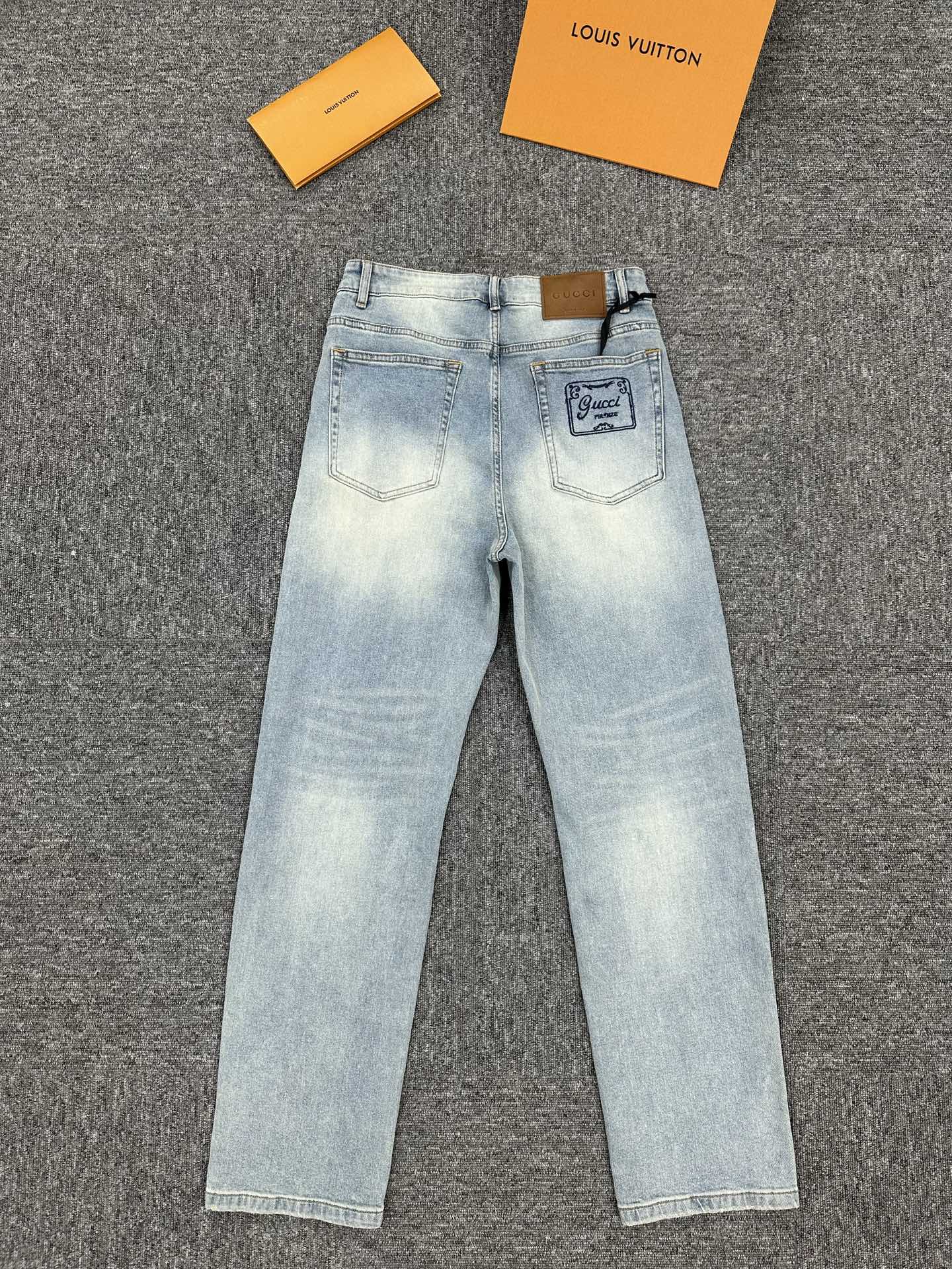 Cheap Gucci Jeans for Men in 227664, $145 USD- [IB227664] - Replica Gucci Jeans for Men