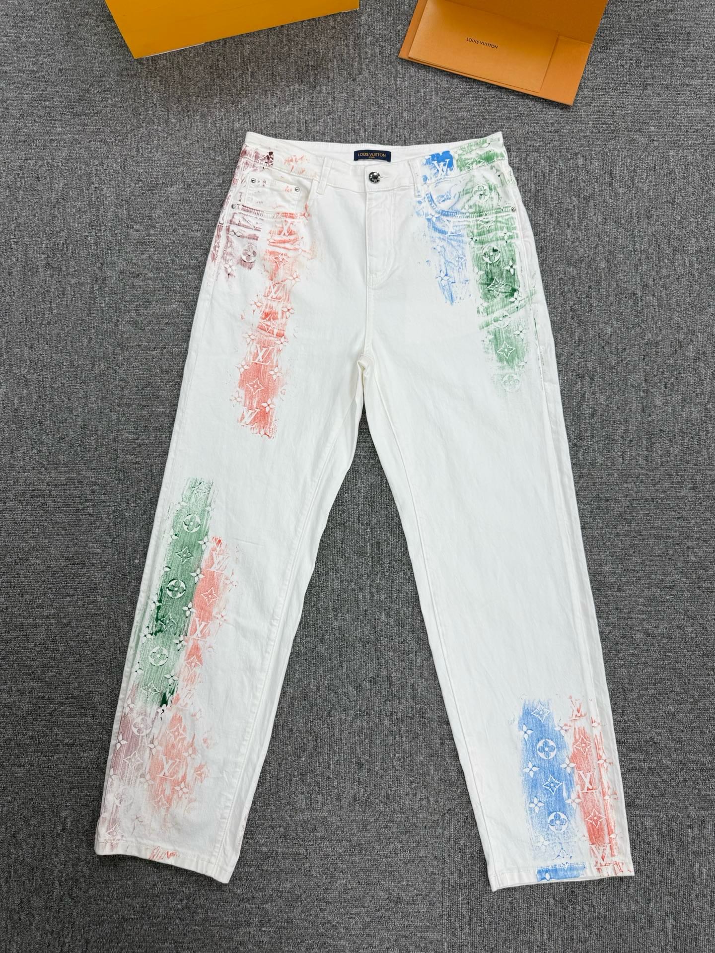 Cheap Louis Vuitton Jeans for Men in 227665, $145 USD- [IB227665] - Replica Louis Vuitton Jeans for Men