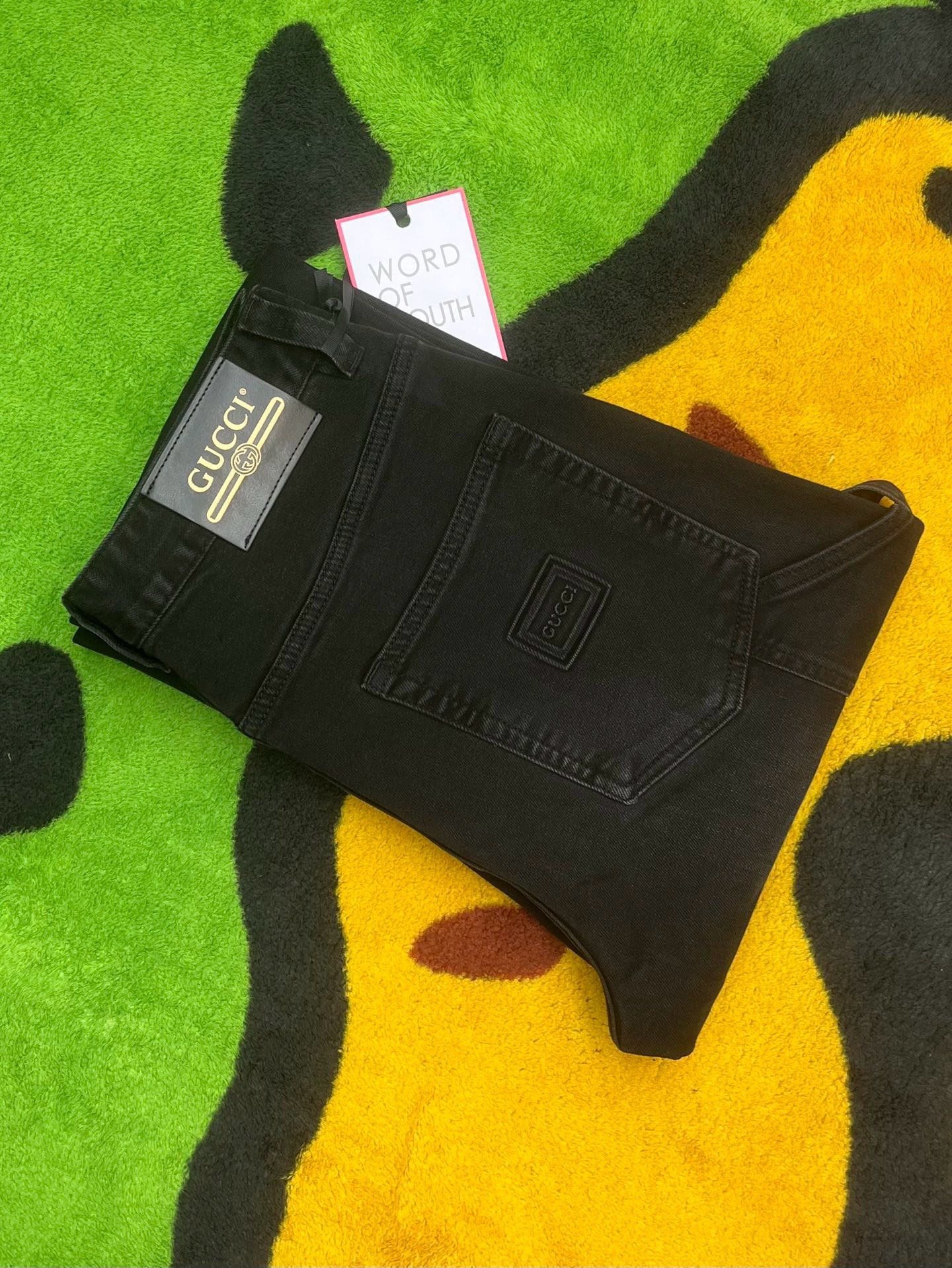 Cheap Gucci Jeans for Men in 227668, $155 USD- [IB227668] - Replica Gucci Jeans for Men