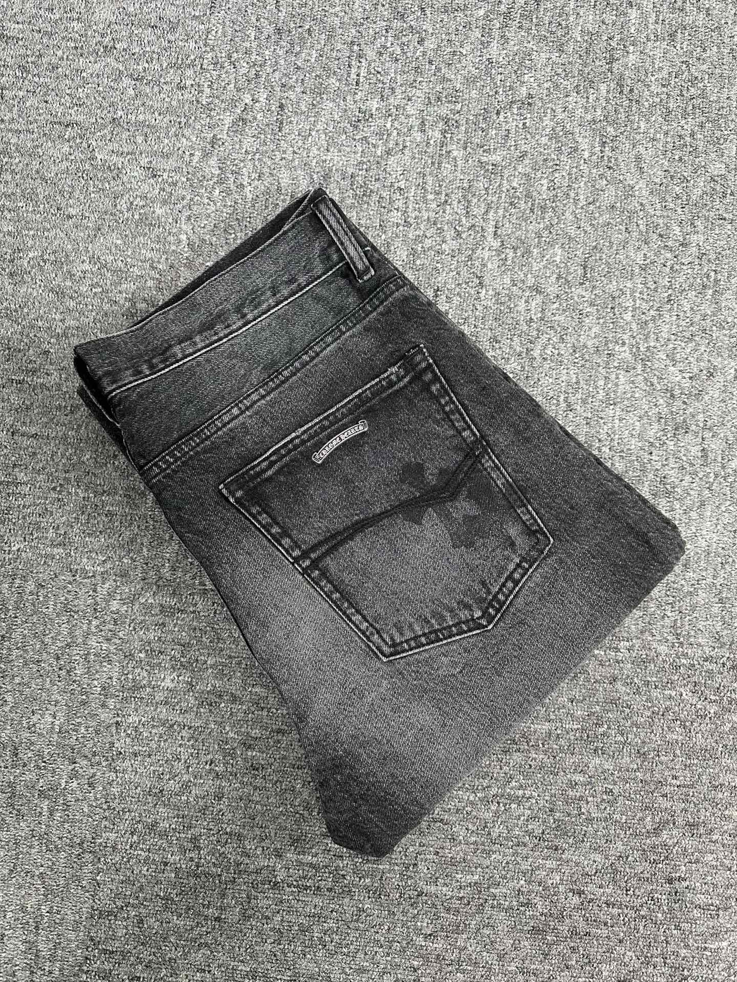Cheap Chrome Hearts Jeans in 227677, $155 USD- [IB227677] - Replica Chrome Hearts Jeans