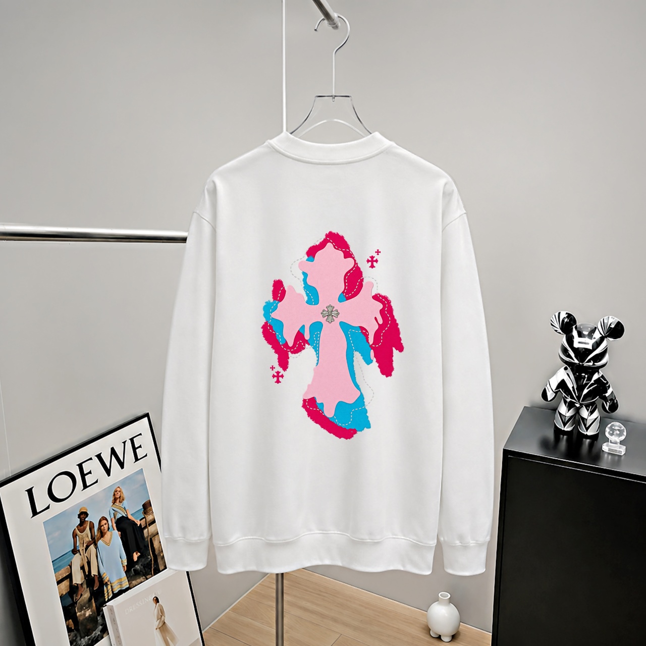 Cheap Chrome hearts Hoody in 227772, $40 USD- [IB227772] - Replica Chrome hearts Hoody