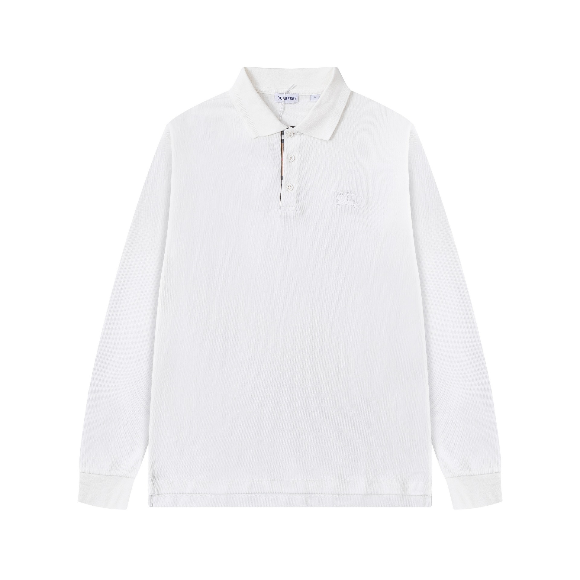 Cheap Burberry Long-Sleeved Polo Shirts for Men in 227915, $50 USD- [IB227915] - Replica Burberry Long-Sleeved Polo Shirts for Men