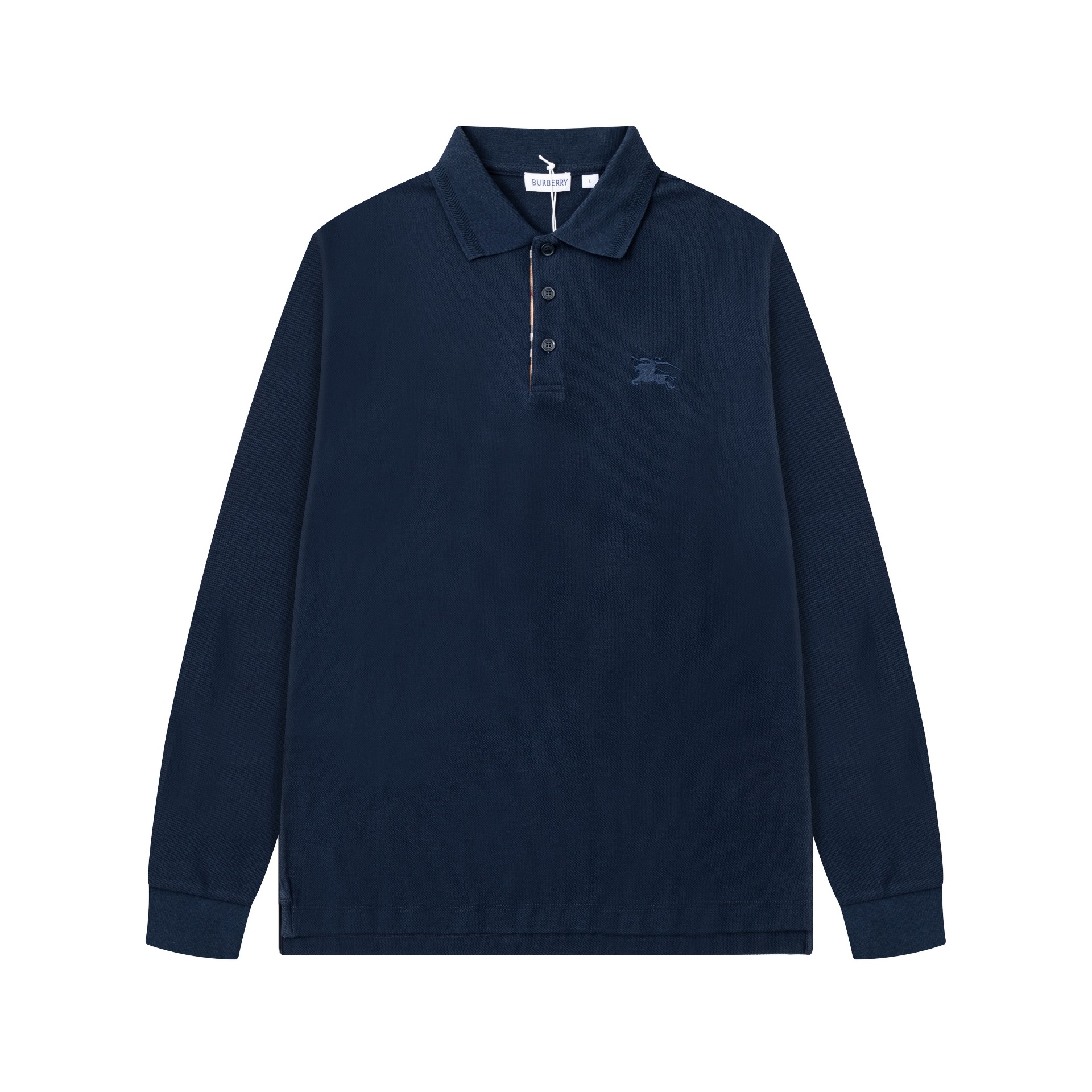Cheap Burberry Long-Sleeved Polo Shirts for Men in 227916, $50 USD- [IB227916] - Replica Burberry Long-Sleeved Polo Shirts for Men