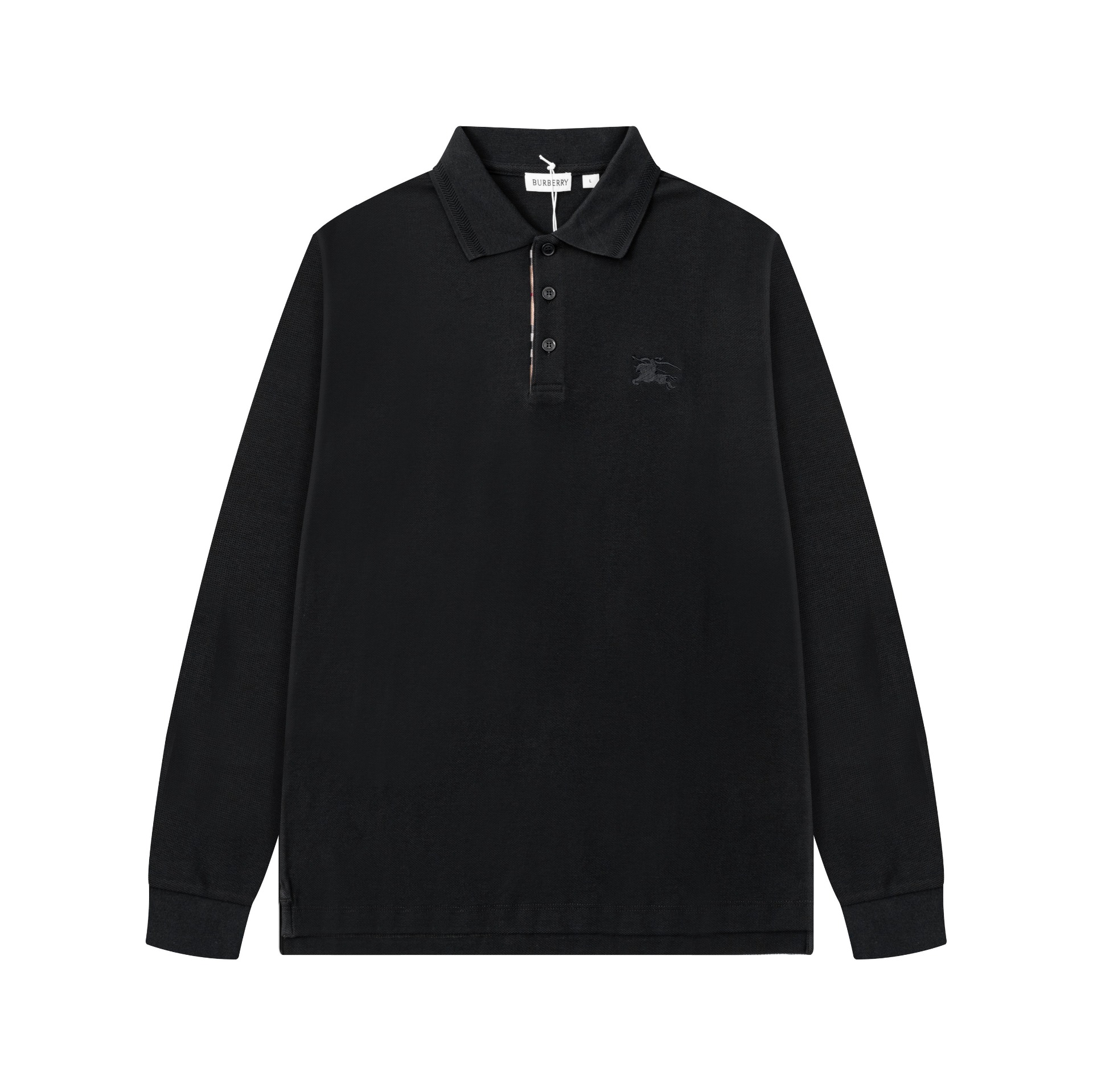Cheap Burberry Long-Sleeved Polo Shirts for Men in 227917, $50 USD- [IB227917] - Replica Burberry Long-Sleeved Polo Shirts for Men