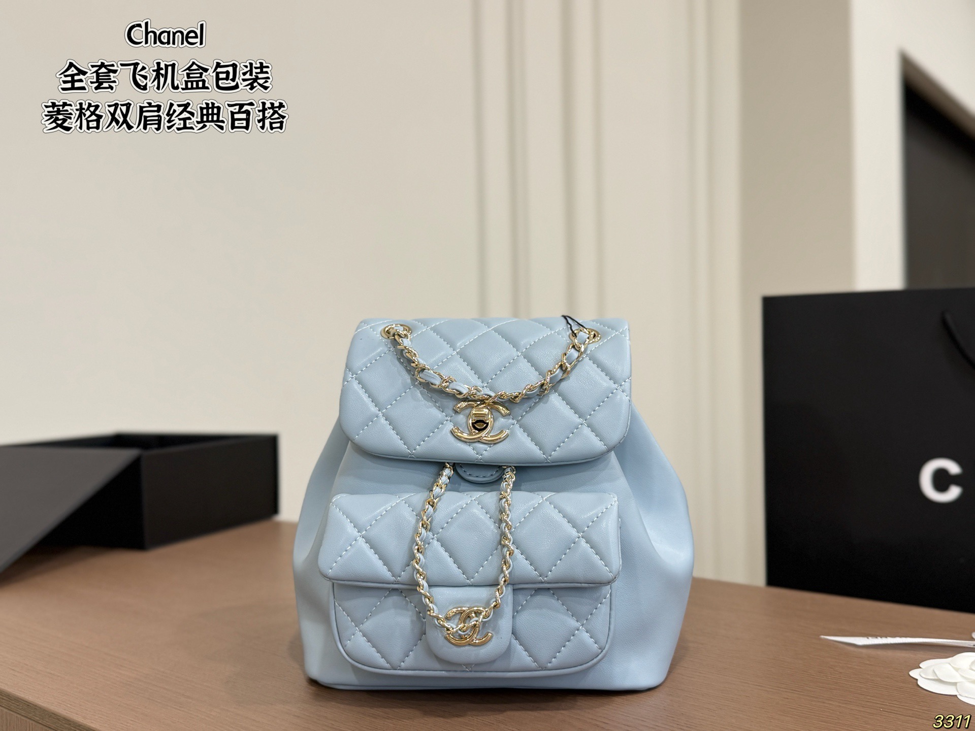 Cheap Chanel AAA quality Backpacaks in 228023, $75 USD- [IB228023] - Replica Chanel AAA quality Backpacaks