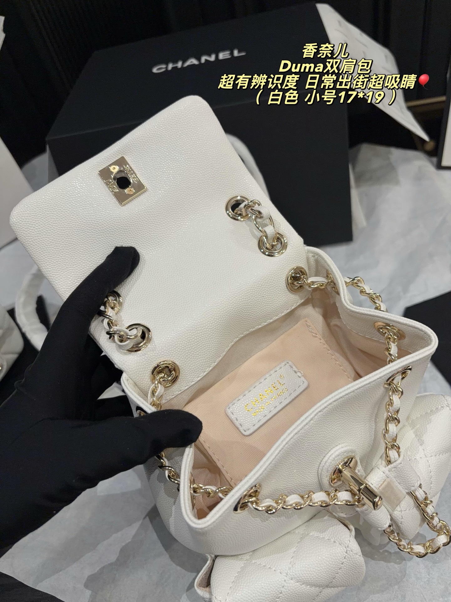 Cheap Chanel AAA quality Backpacaks in 228249, $75 USD- [IB228249] - Replica Chanel AAA quality Backpacaks
