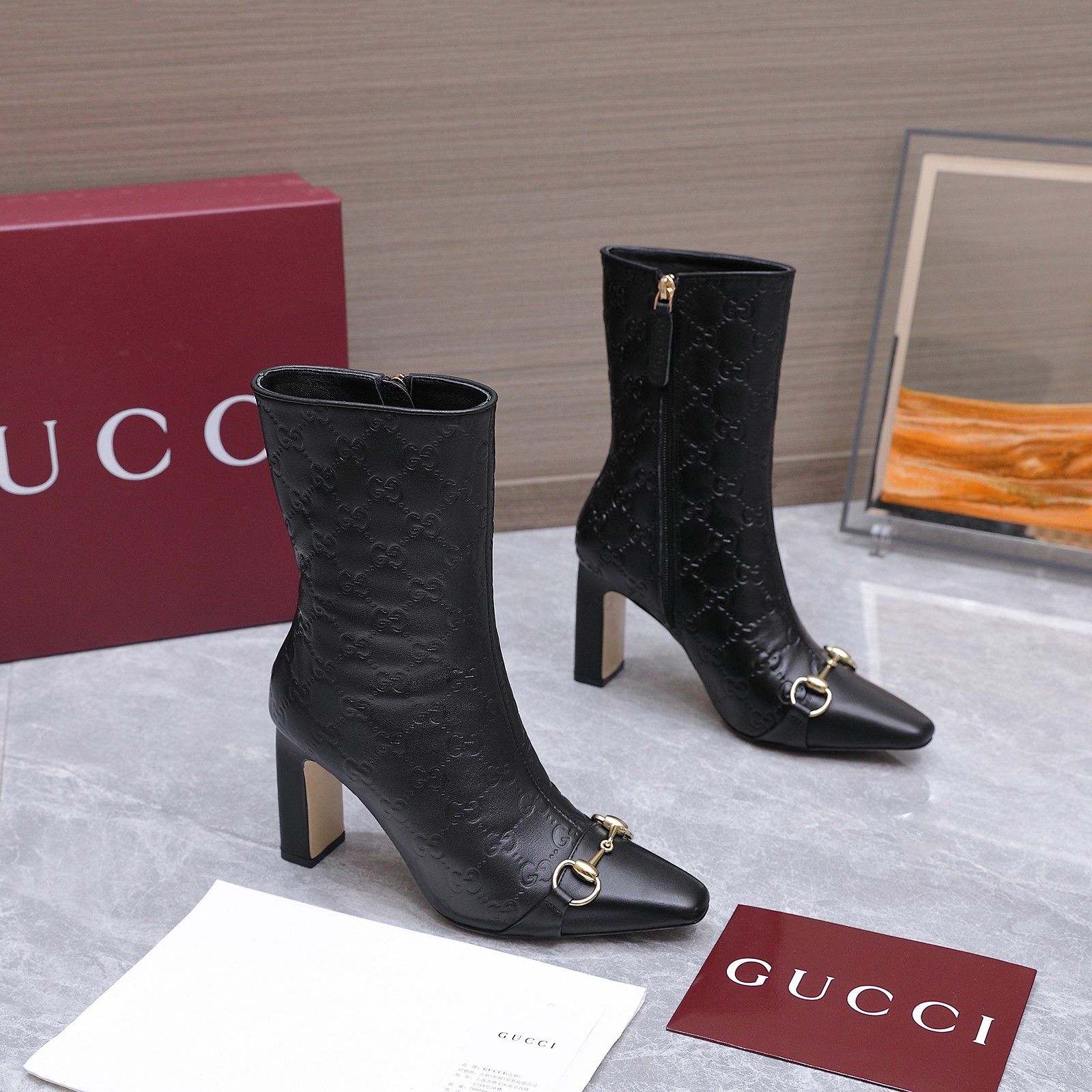 Cheap New Arrivals Gucci Boots For Women in 228378, $150 USD- [IB228378] - Replica Gucci Boots For Women