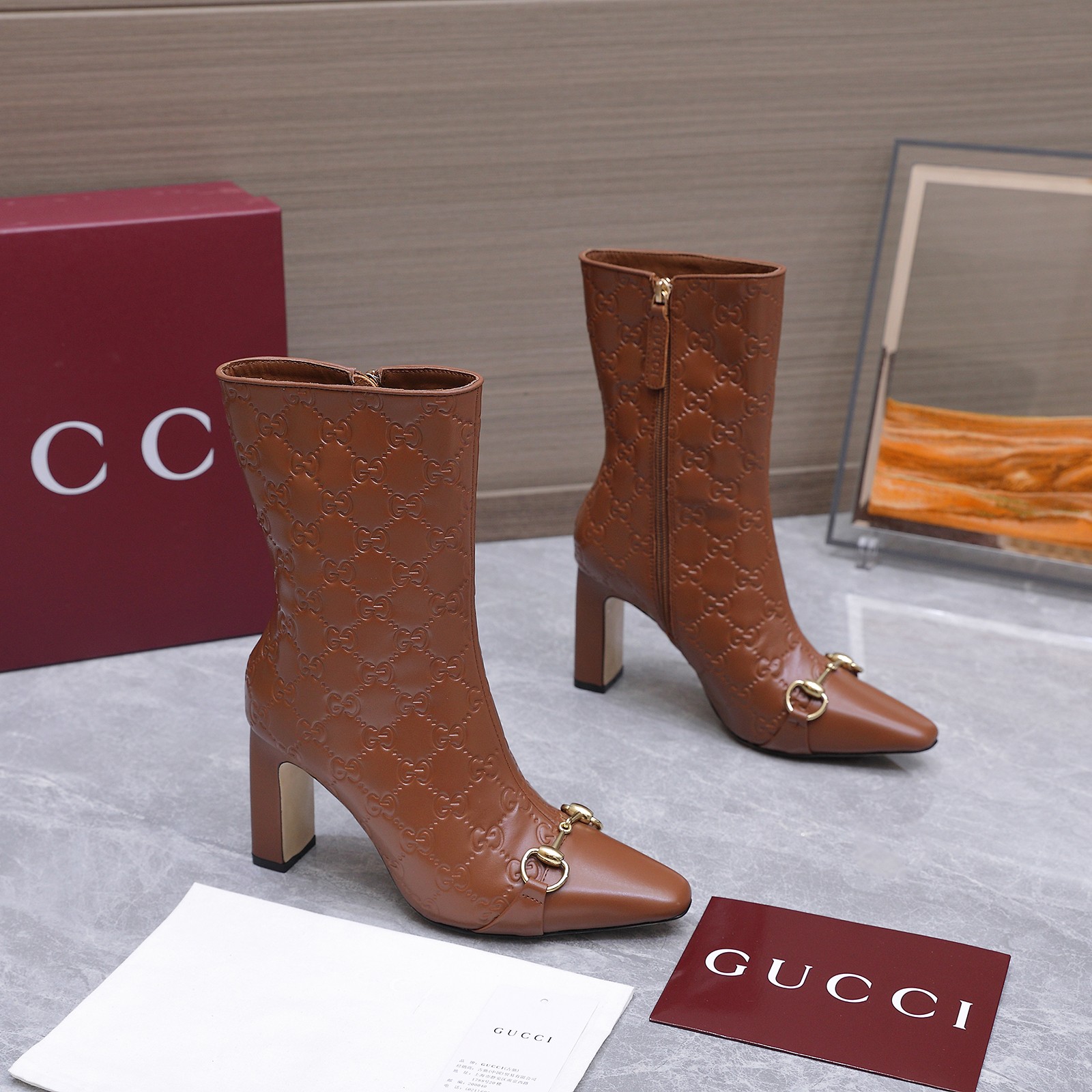 Cheap New Arrivals Gucci Boots For Women in 228379, $150 USD- [IB228379] - Replica Gucci Boots For Women