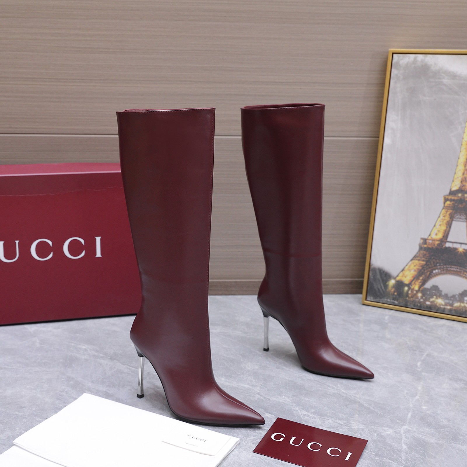 Cheap New Arrivals Gucci Boots For Women in 228381, $180 USD- [IB228381] - Replica Gucci Boots For Women