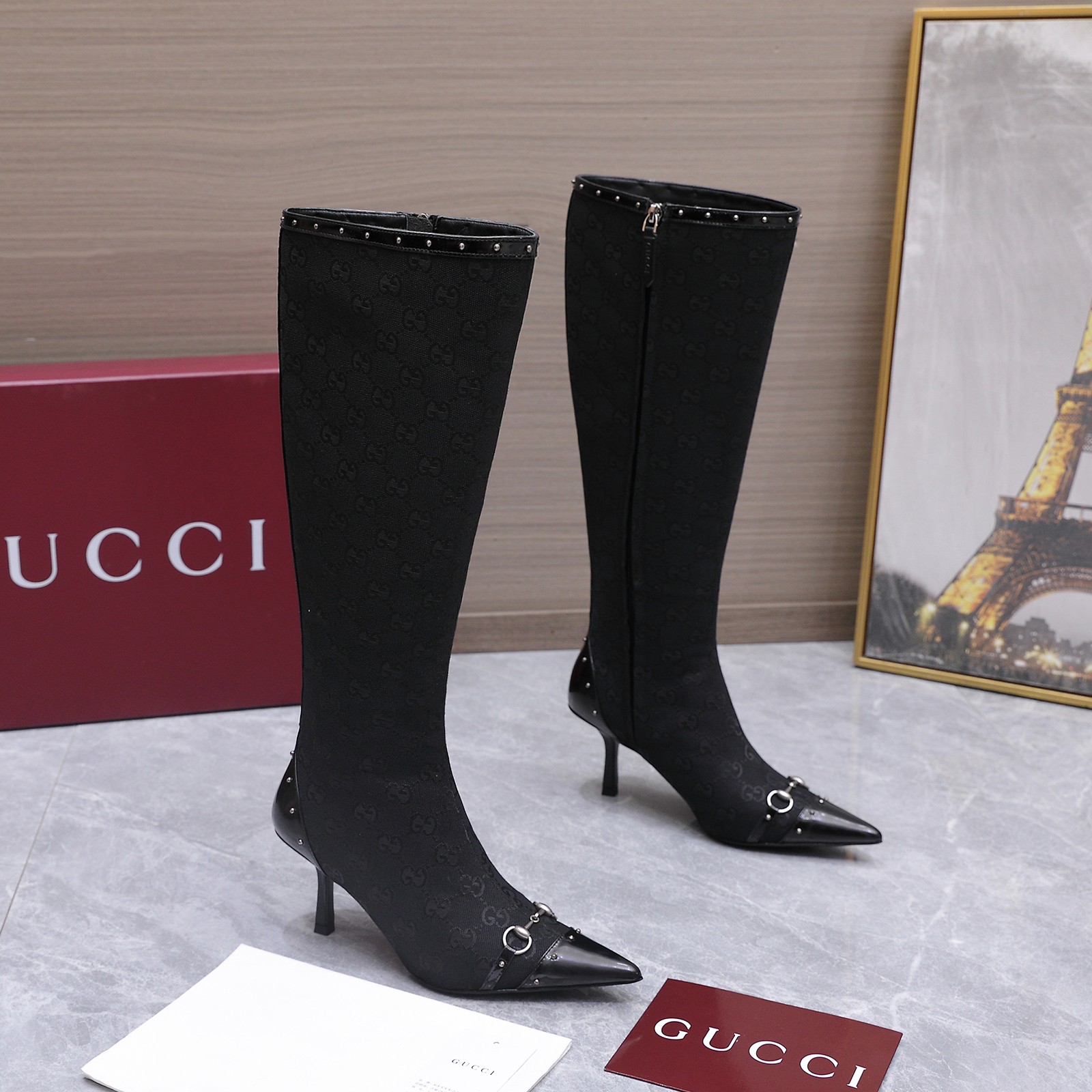 Cheap New Arrivals Gucci Boots For Women in 228382, $180 USD- [IB228382] - Replica Gucci Boots For Women
