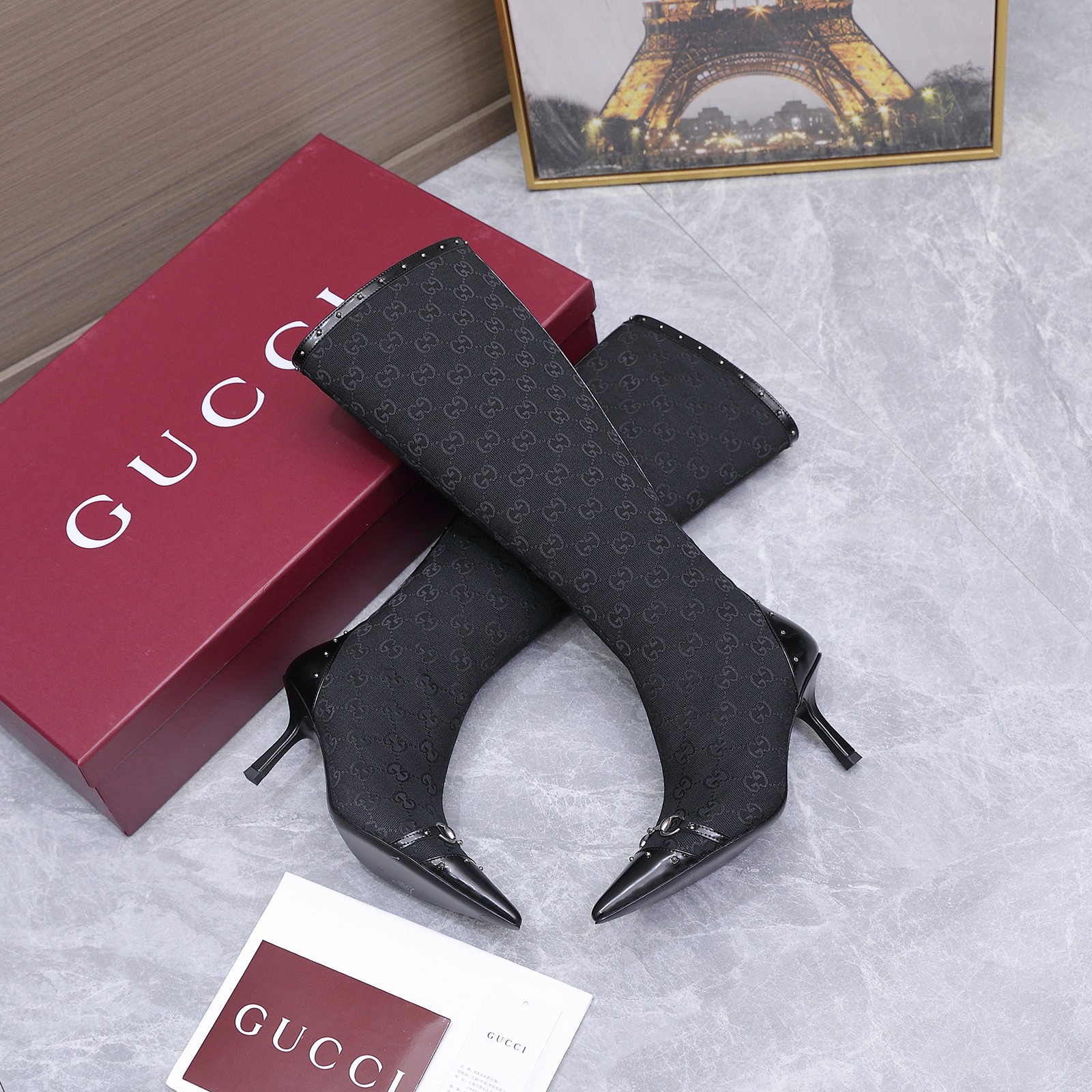 Cheap New Arrivals Gucci Boots For Women in 228382, $180 USD- [IB228382] - Replica Gucci Boots For Women