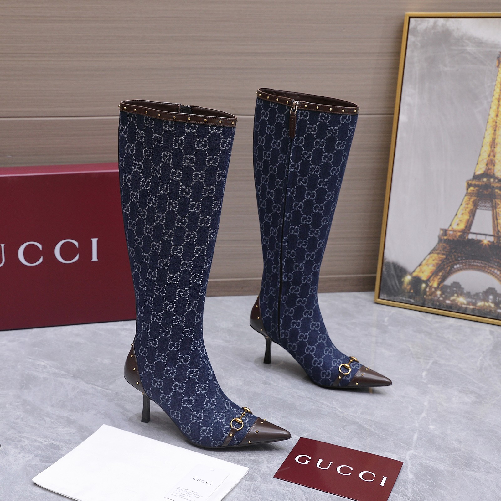 Cheap New Arrivals Gucci Boots For Women in 228384, $180 USD- [IB228384] - Replica Gucci Boots For Women