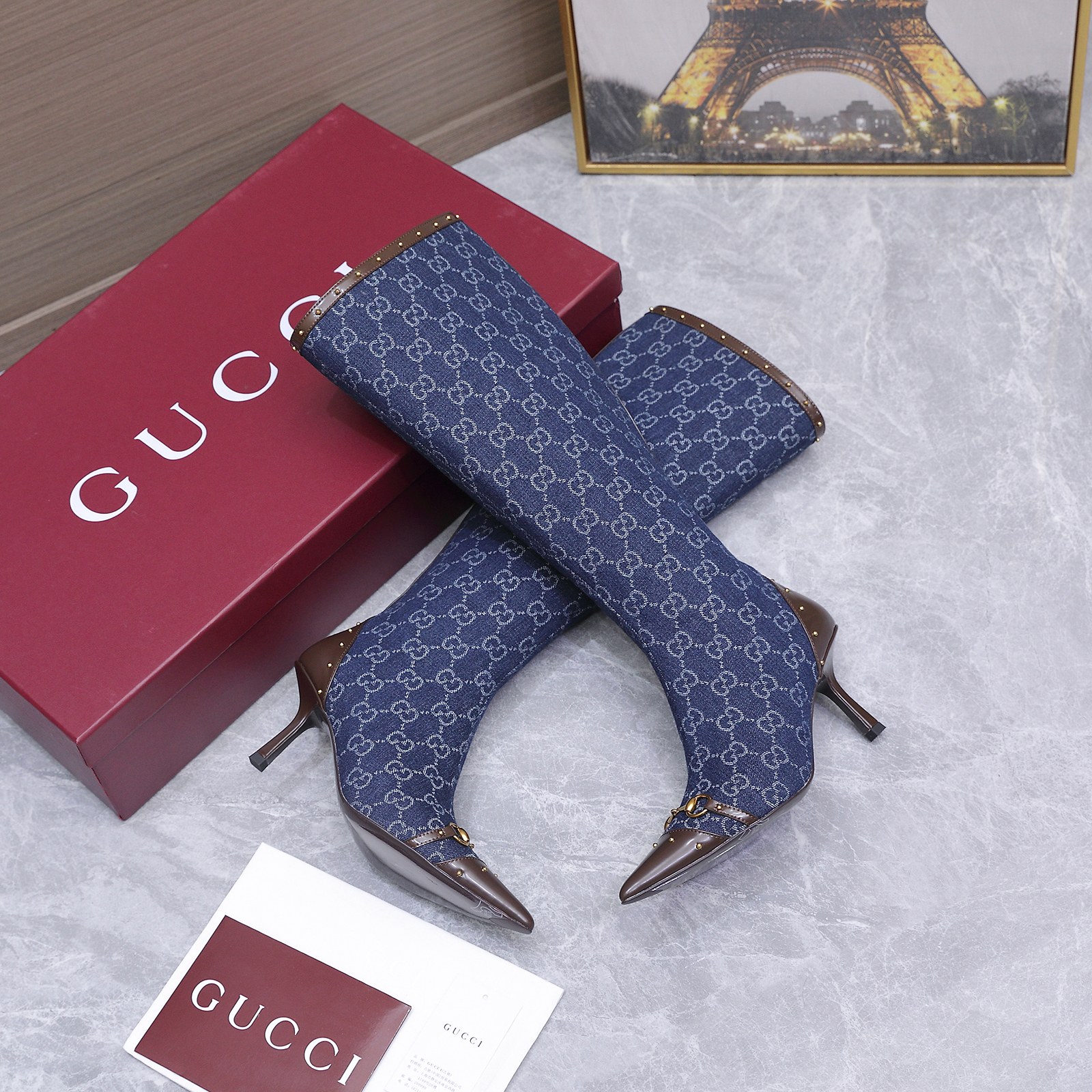 Cheap New Arrivals Gucci Boots For Women in 228384, $180 USD- [IB228384] - Replica Gucci Boots For Women
