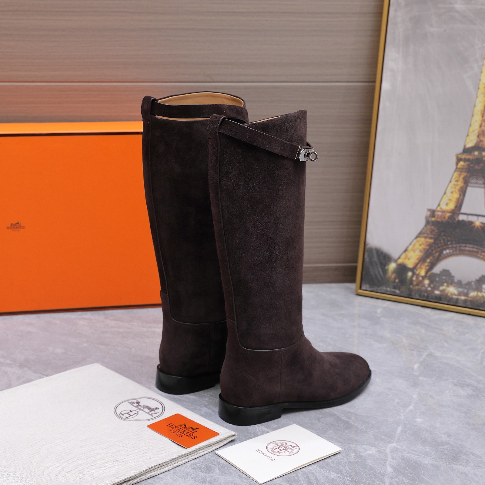 Cheap New Arrivals Hermes Boots For Women in 228396, $180 USD- [IB228396] - Replica Hermes Boots For Women