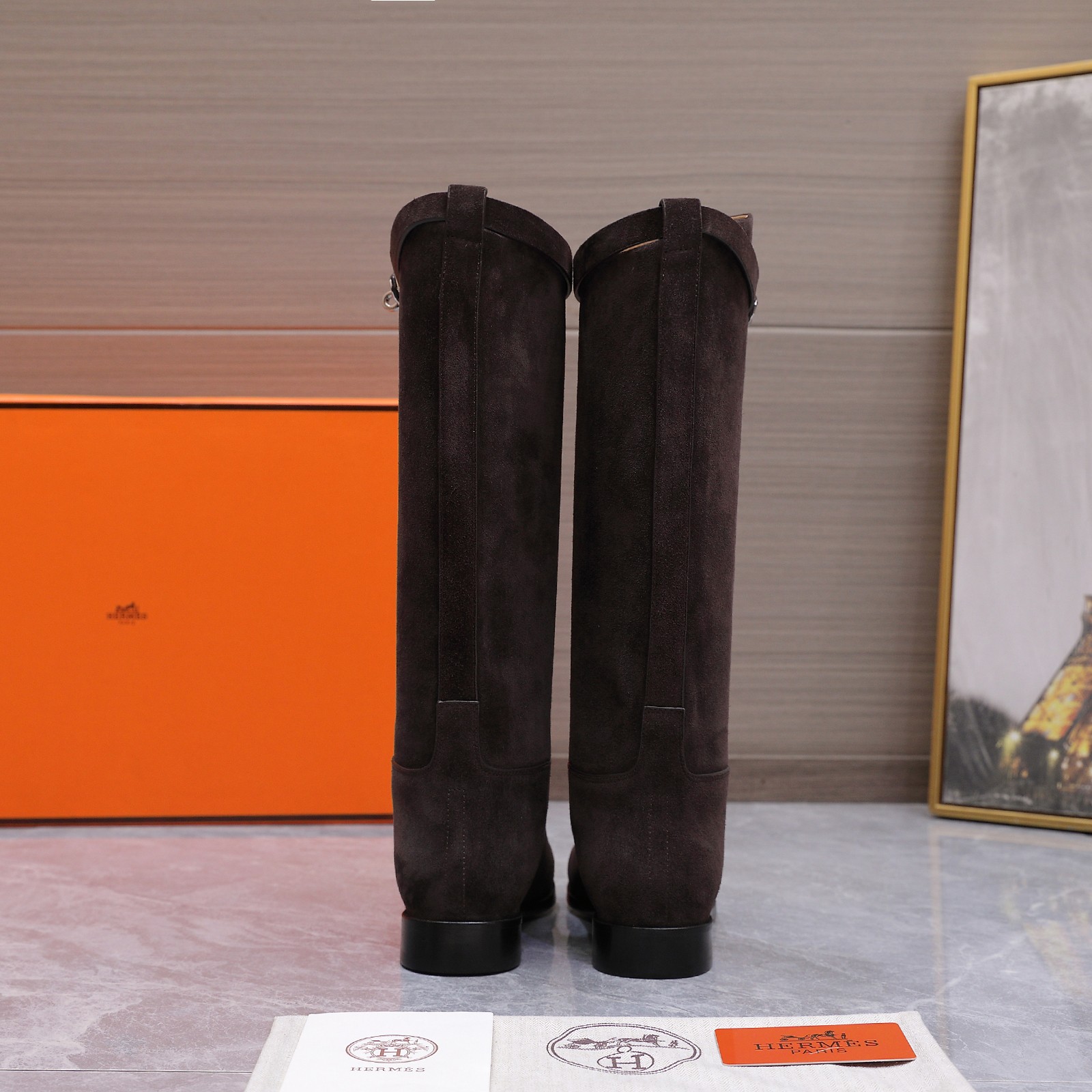 Cheap New Arrivals Hermes Boots For Women in 228396, $180 USD- [IB228396] - Replica Hermes Boots For Women