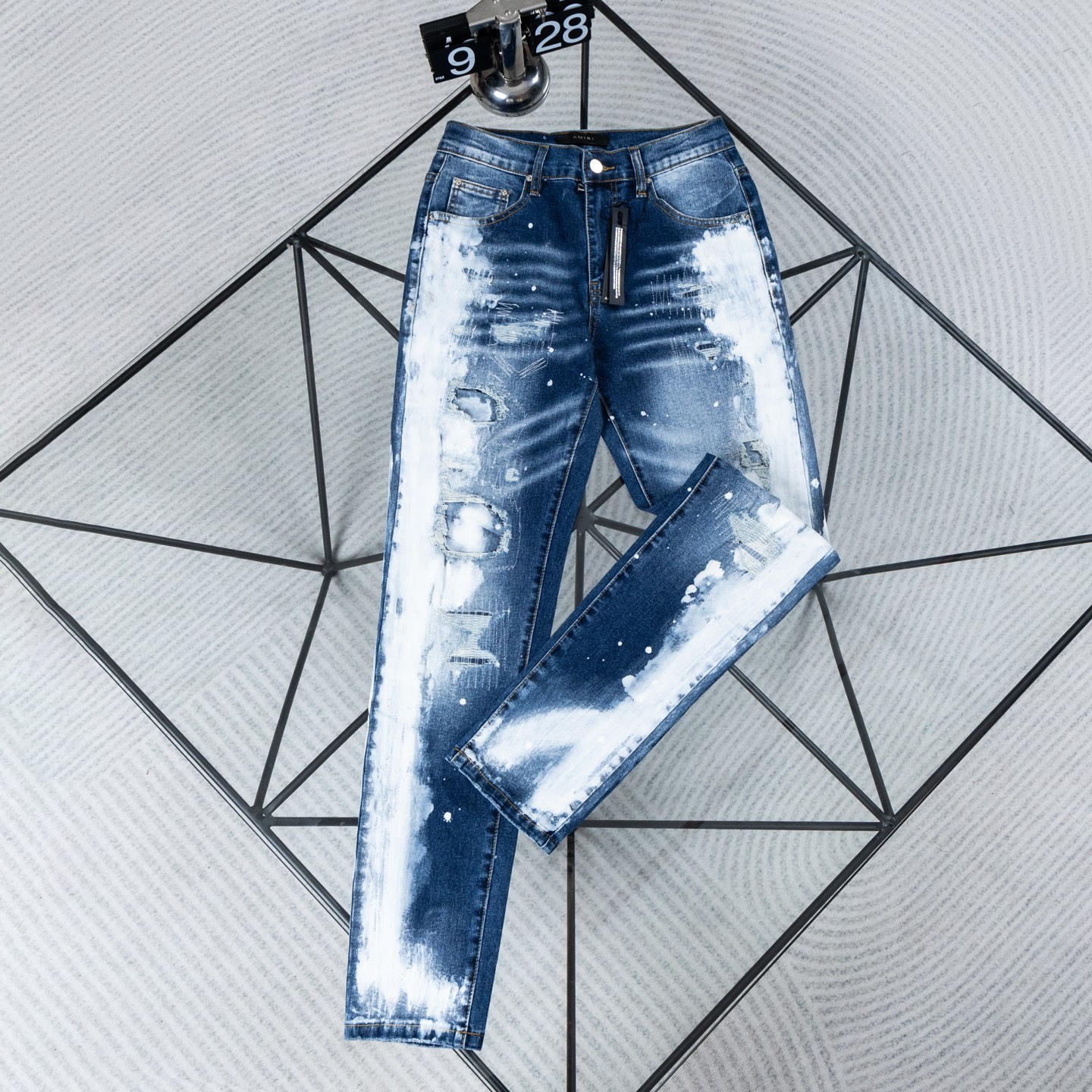 Cheap Amiri Denim Jeans for Men in 228417, $45 USD- [IB228417] - Replica Amiri Denim Jeans for Men