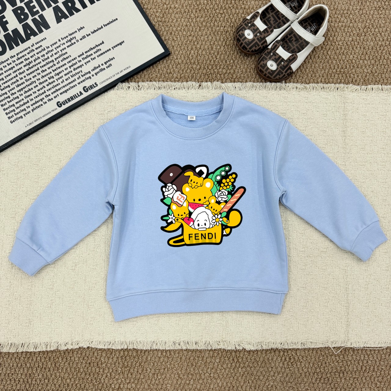 Cheap FENDI Children's  Hoodies in 228578, $35 USD- [IB228578] - Replica Hoodies