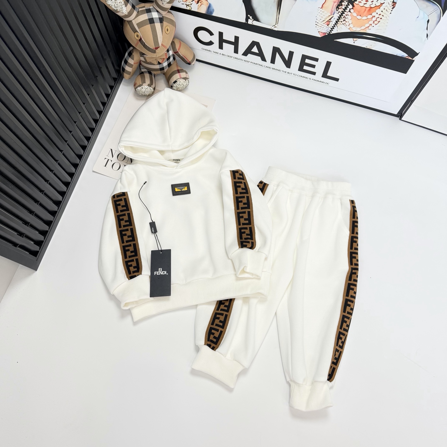 Cheap FENDI Children's Tracksuits in 228581, $55 USD- [IB228581] - Replica Tracksuits