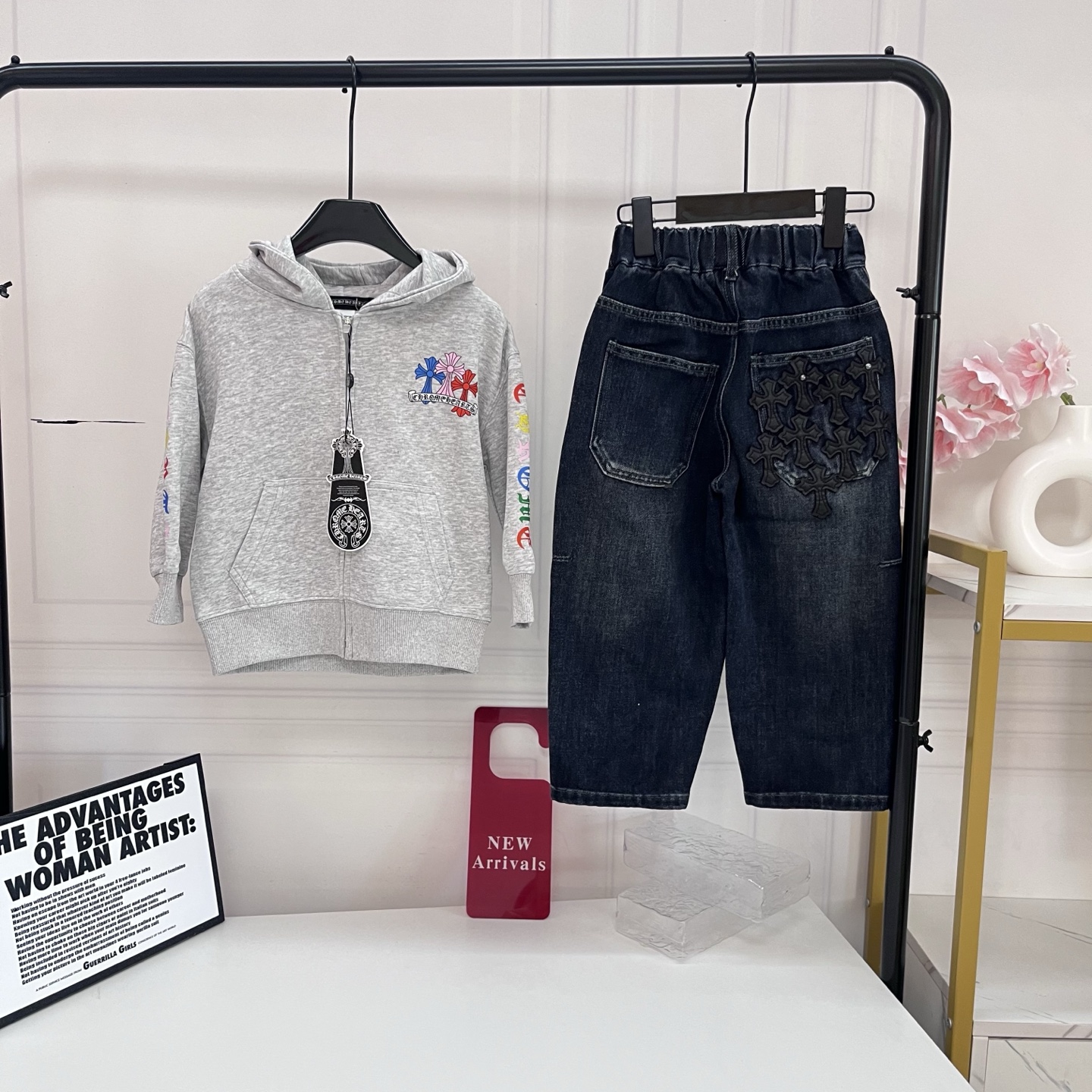 Cheap Chrome Hearts Children's Tracksuits in 228659, $70 USD- [IB228659] - Replica Tracksuits