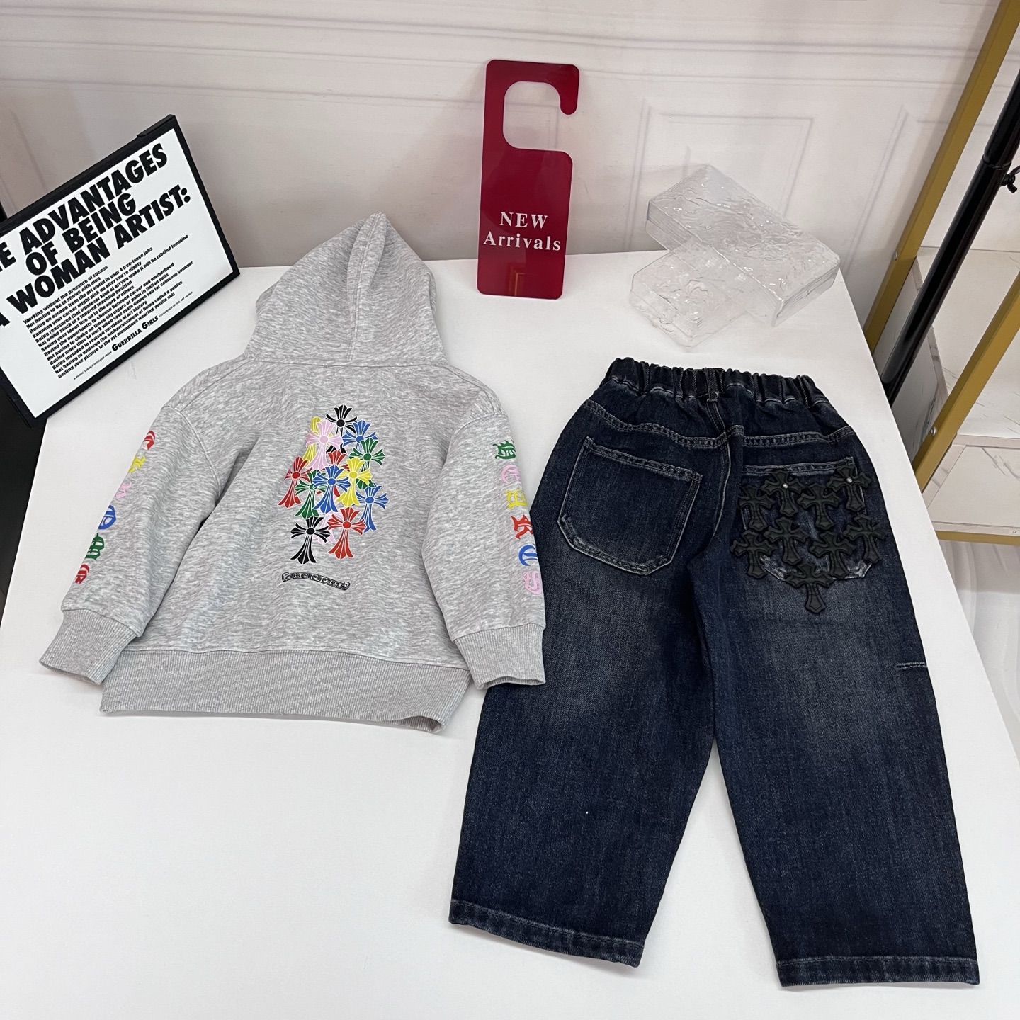 Cheap Chrome Hearts Children's Tracksuits in 228659, $70 USD- [IB228659] - Replica Tracksuits