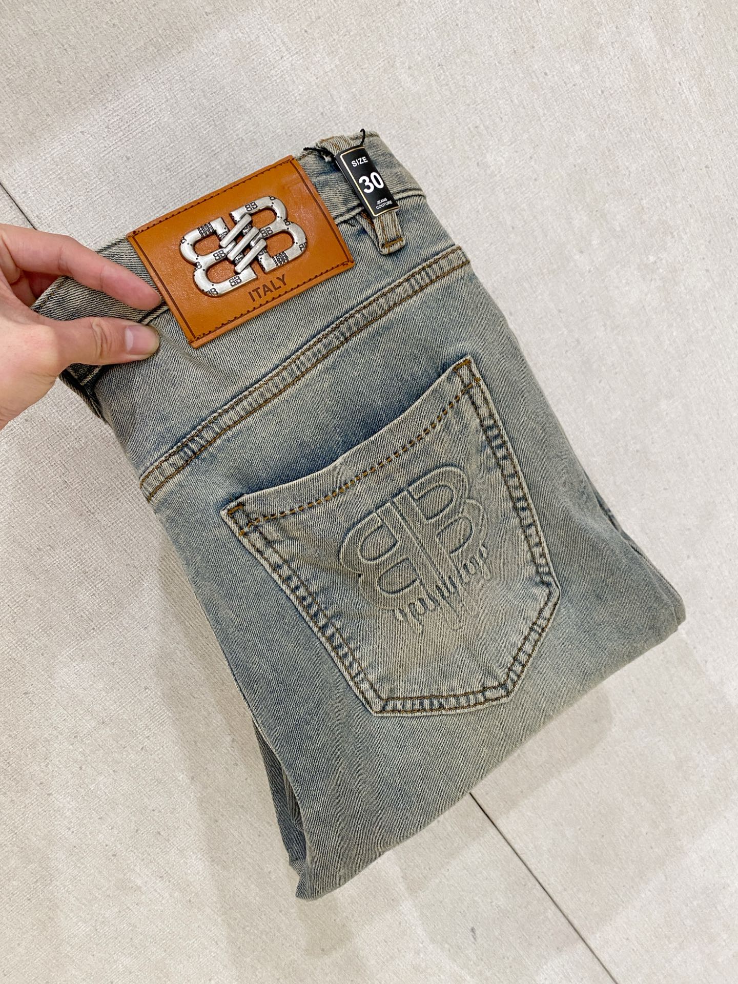 Cheap balenciaga Jeans in 228671, $60 USD- [IB228671] - Replica balenciaga Jeans