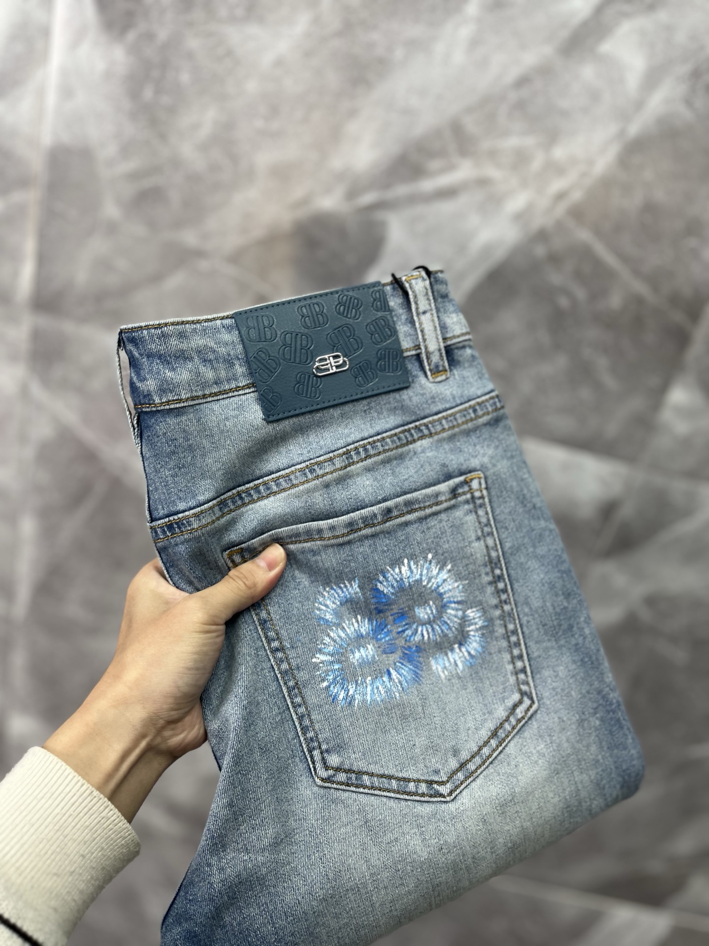 Cheap balenciaga Jeans in 228672, $75 USD- [IB228672] - Replica balenciaga Jeans