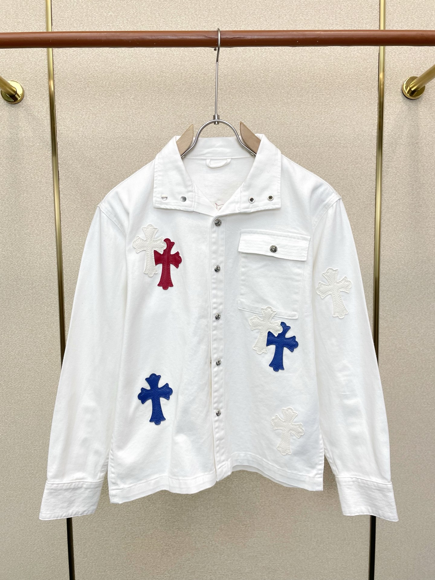 Cheap Chrome Hearts Jackets in 228707, $95 USD- [IB228707] - Replica Chrome Hearts Jackets
