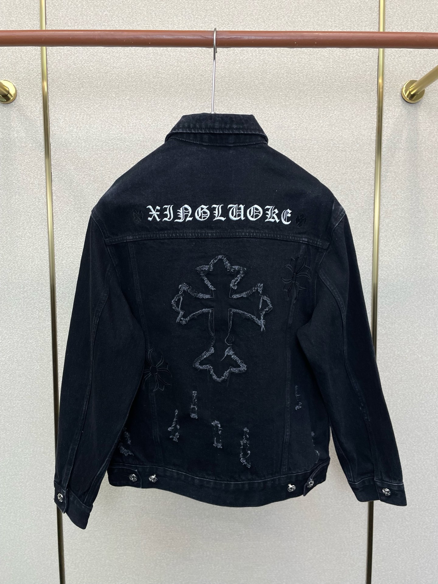 Cheap Chrome Hearts Jackets in 228708, $95 USD- [IB228708] - Replica Chrome Hearts Jackets