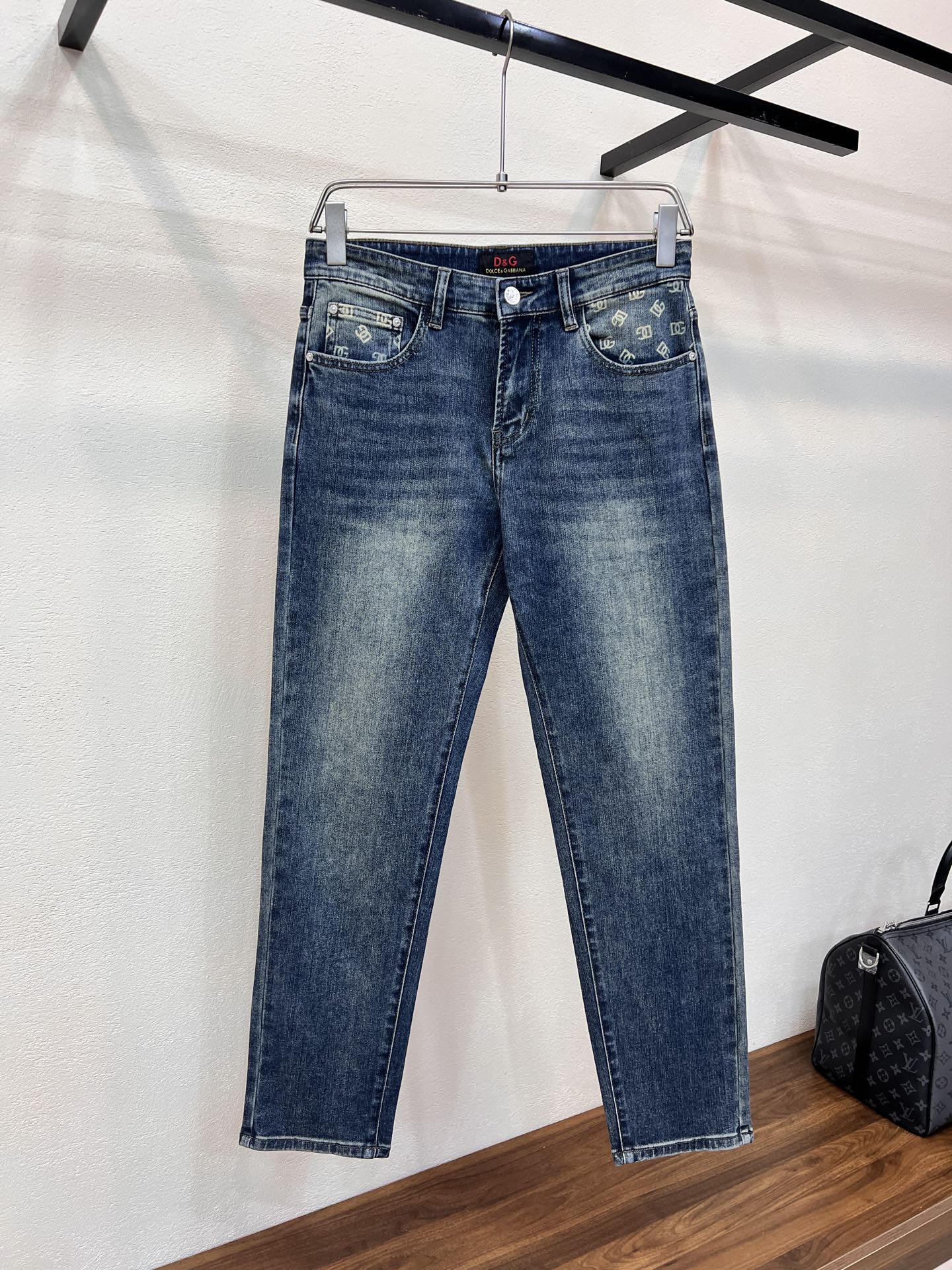 Cheap DG Jeans for Men in 228711, $75 USD- [IB228711] - Replica DG Jeans for Men