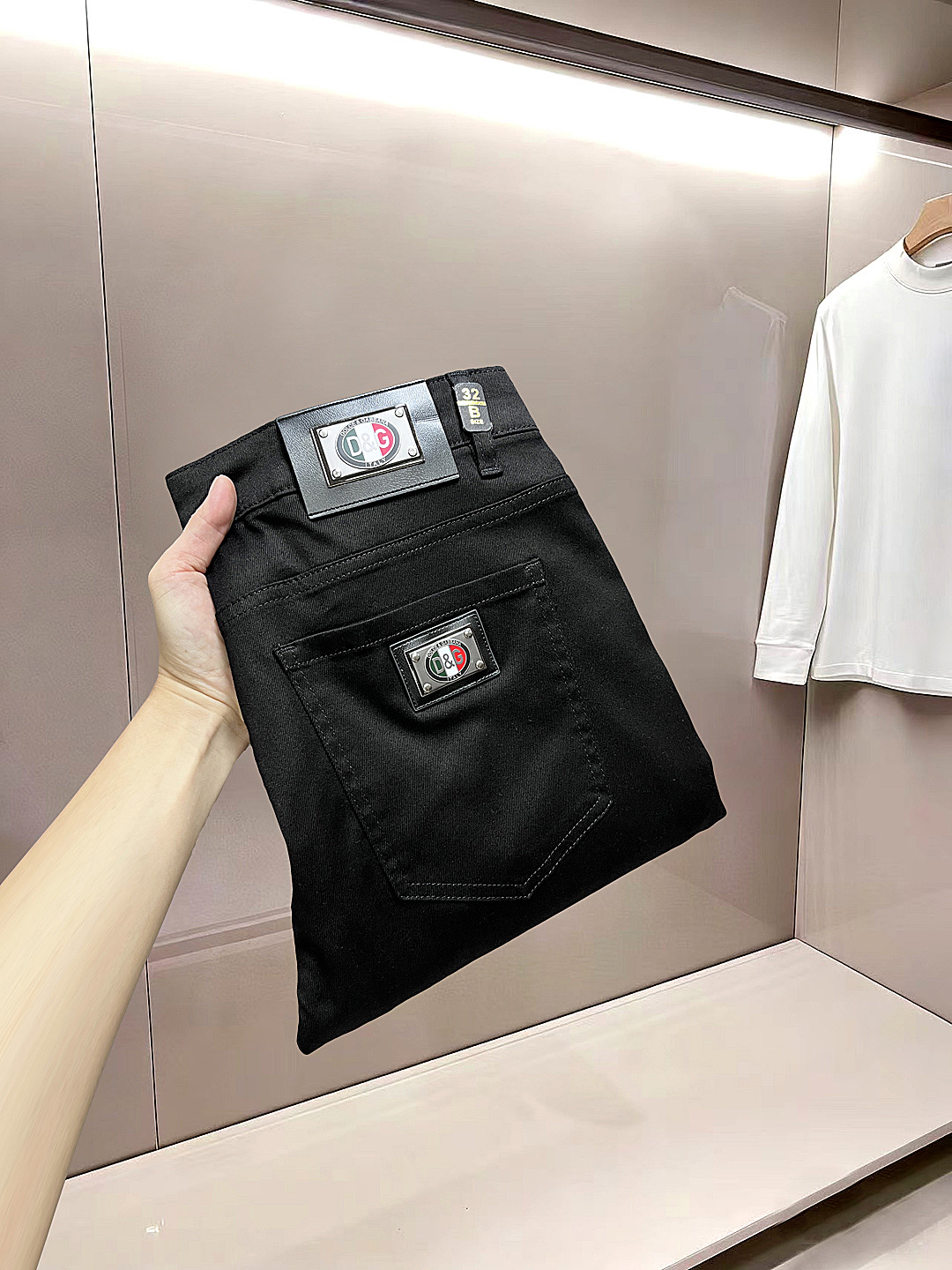 Cheap DG Jeans for Men in 228713, $75 USD- [IB228713] - Replica DG Jeans for Men