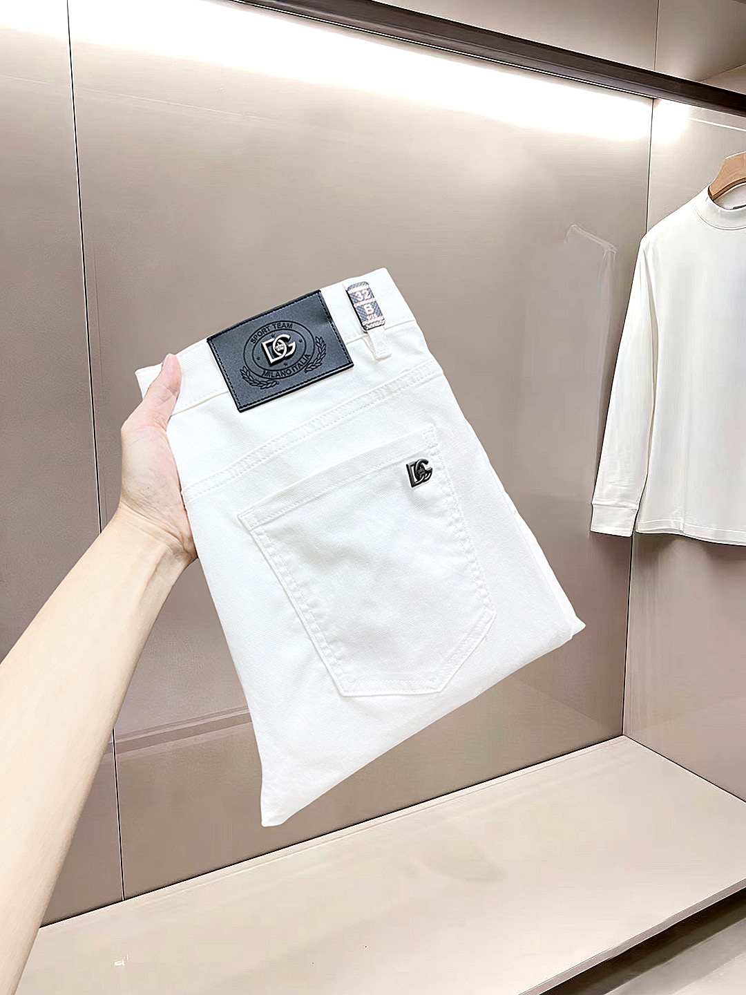 Cheap DG Jeans for Men in 228714, $75 USD- [IB228714] - Replica DG Jeans for Men