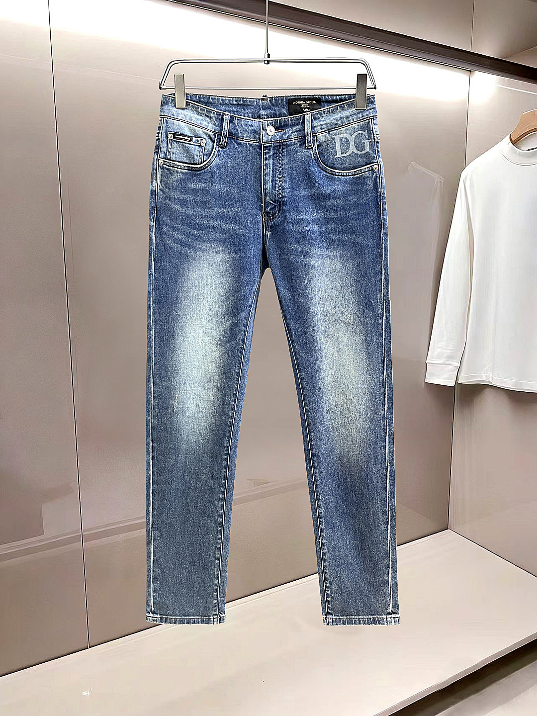 Cheap DG Jeans for Men in 228715, $75 USD- [IB228715] - Replica DG Jeans for Men
