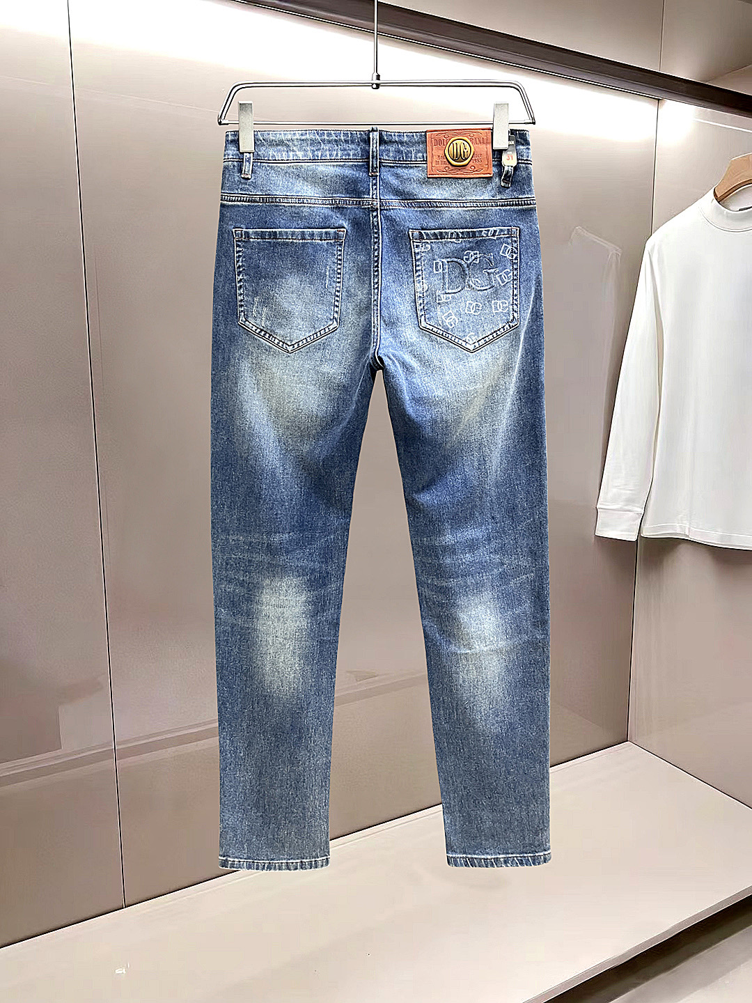Cheap DG Jeans for Men in 228715, $75 USD- [IB228715] - Replica DG Jeans for Men